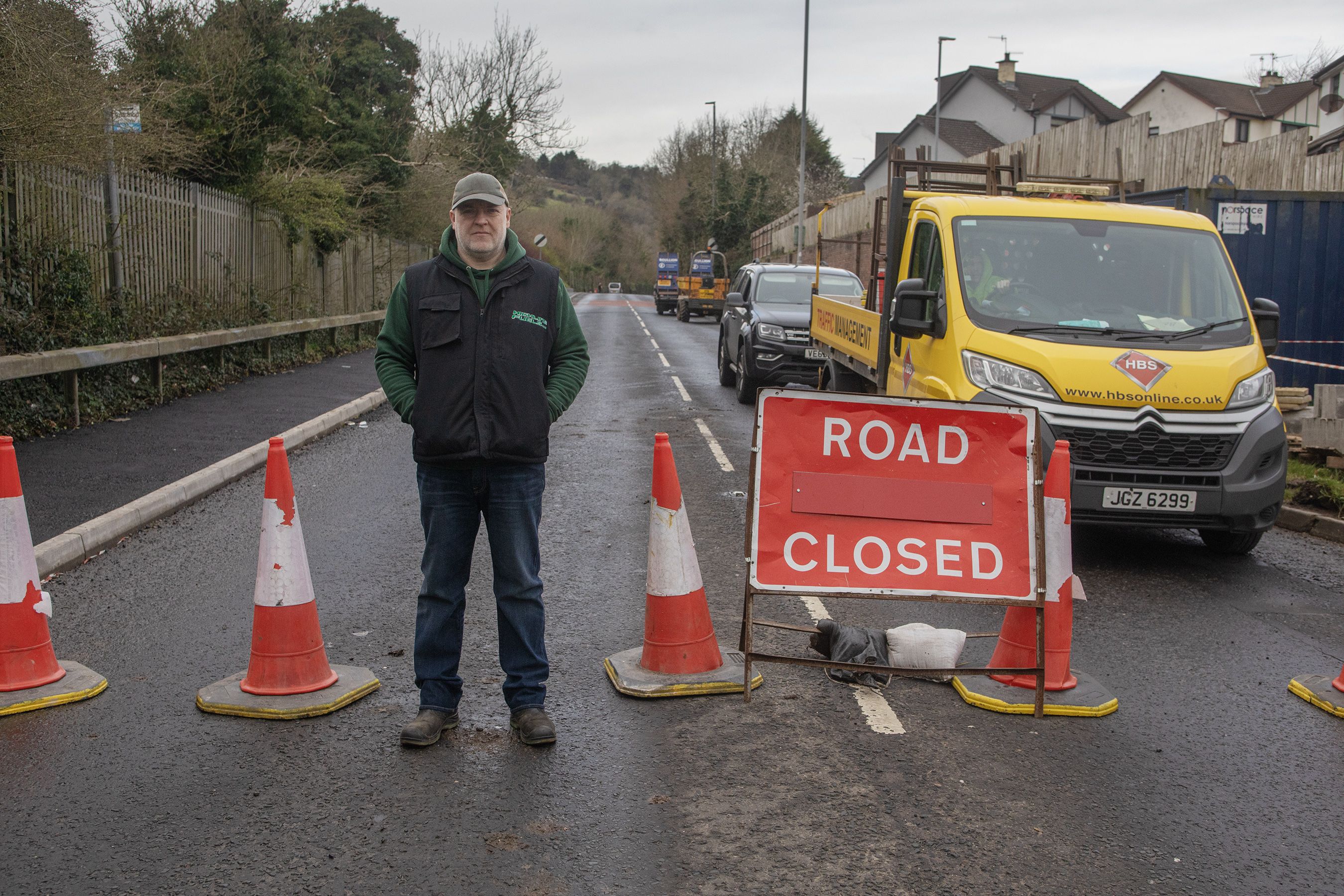 ROAD CLOSURE IMPACT: Sean Matthew from Highline Fuels is losing business