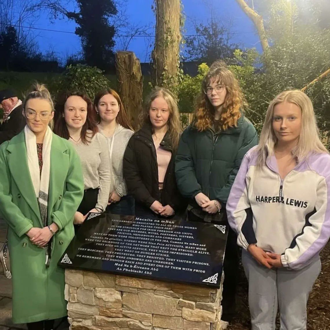 REMEMBERED: The rededication of the Women\'s Garden of Reflection at the Roddy McCorley club