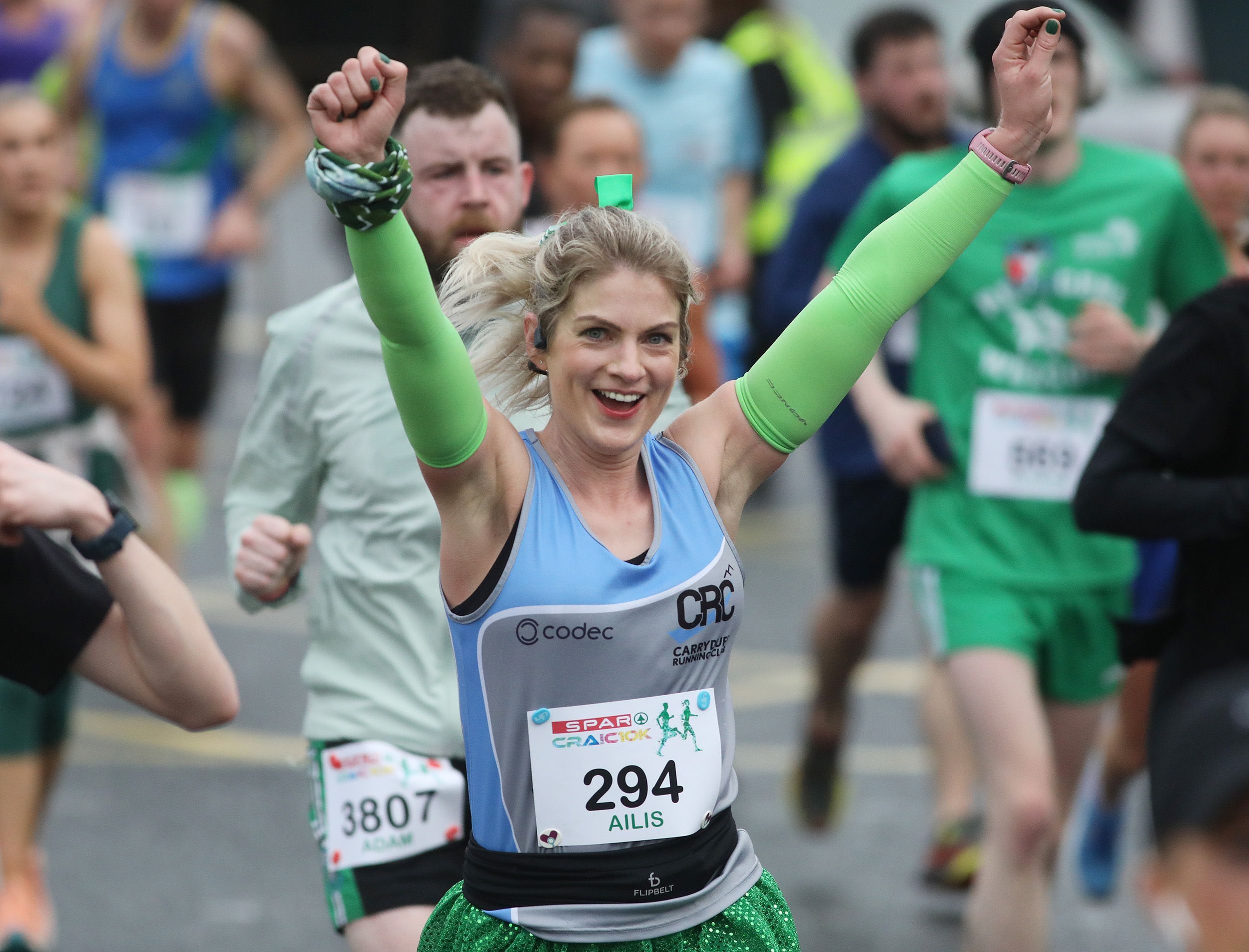 GO GREEN: in the fast lane at the annual SPAR Craic 10K