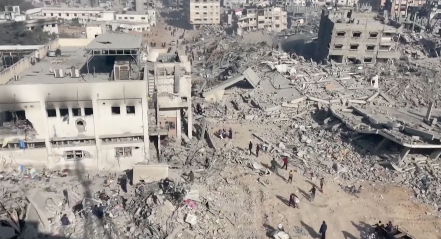 WASTELAND: Gaza reduced to rubble by Israeli forces