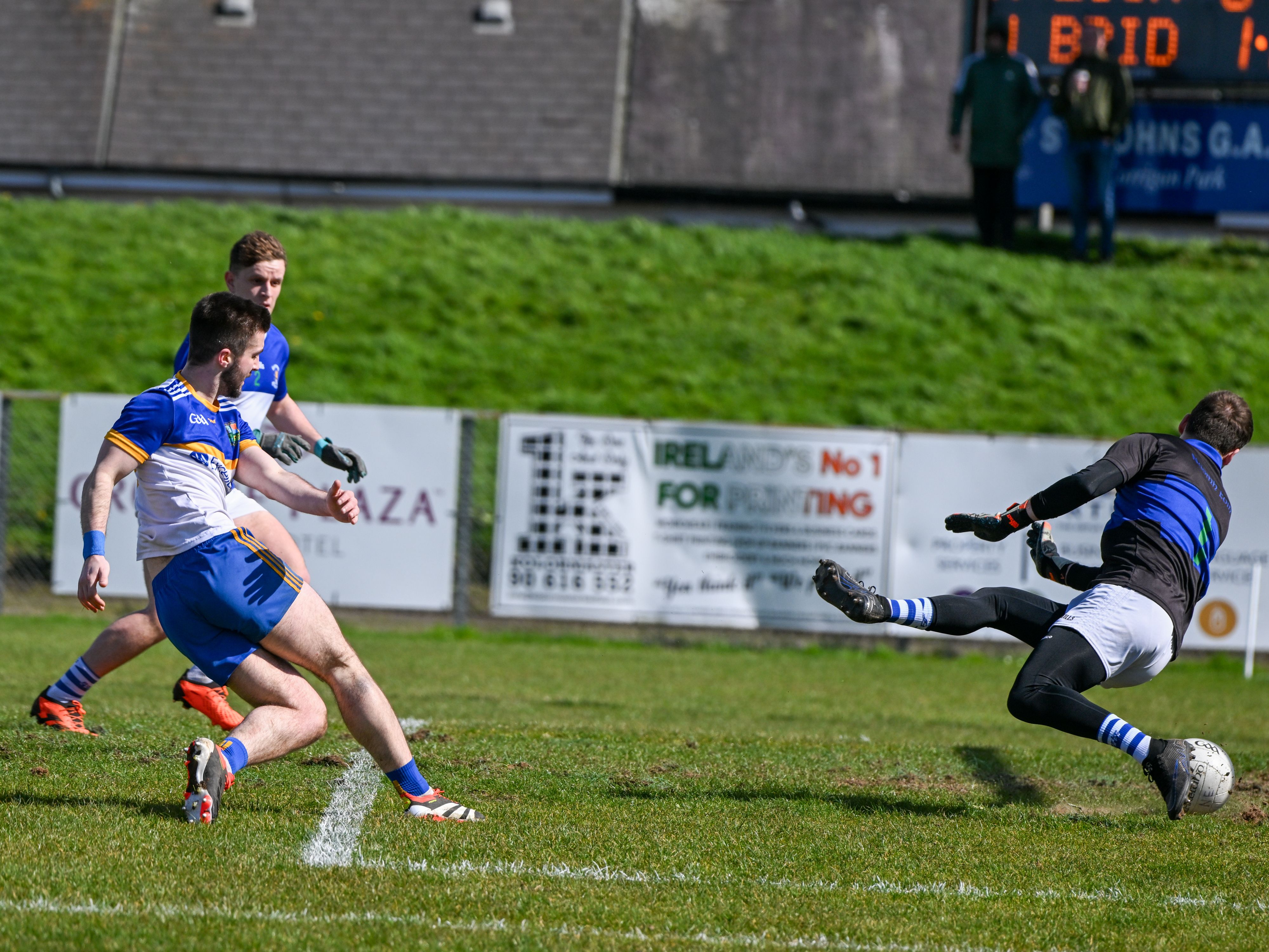 Shay Campbell nets a second goal for St Brigid\'s