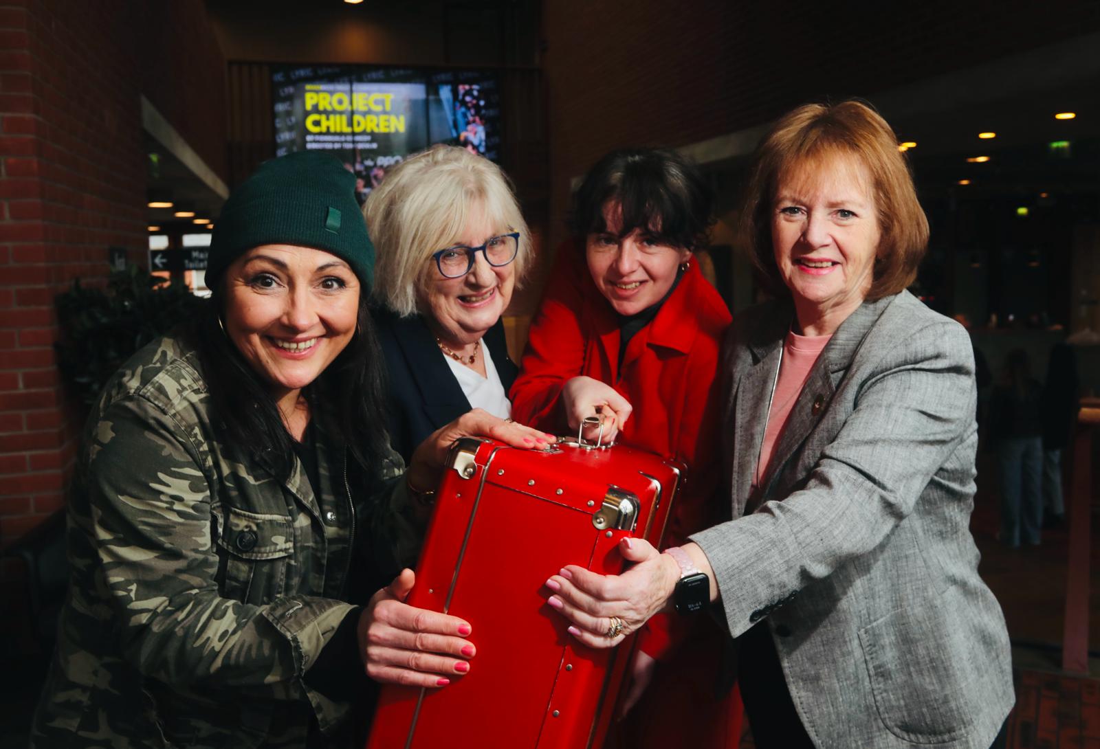 LAUNCH: Mary Moulds (actress), Monica Culbert (Project Children volunteer), Nicky Harley (actress) and Sally Brennan (Project Children volunteer)