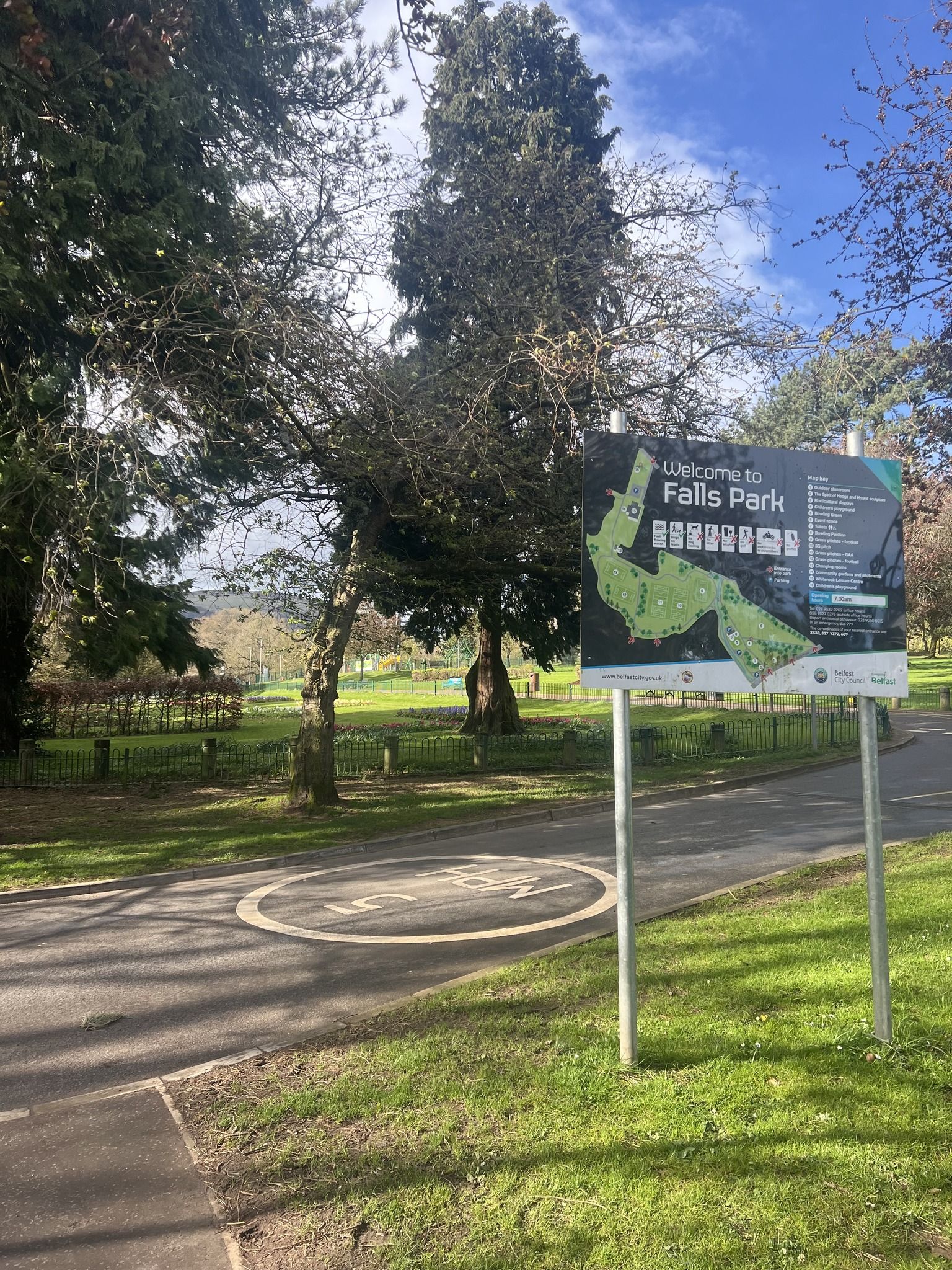 JEWELL: Falls Park has suffered from anti-social behaviour in recent weeks