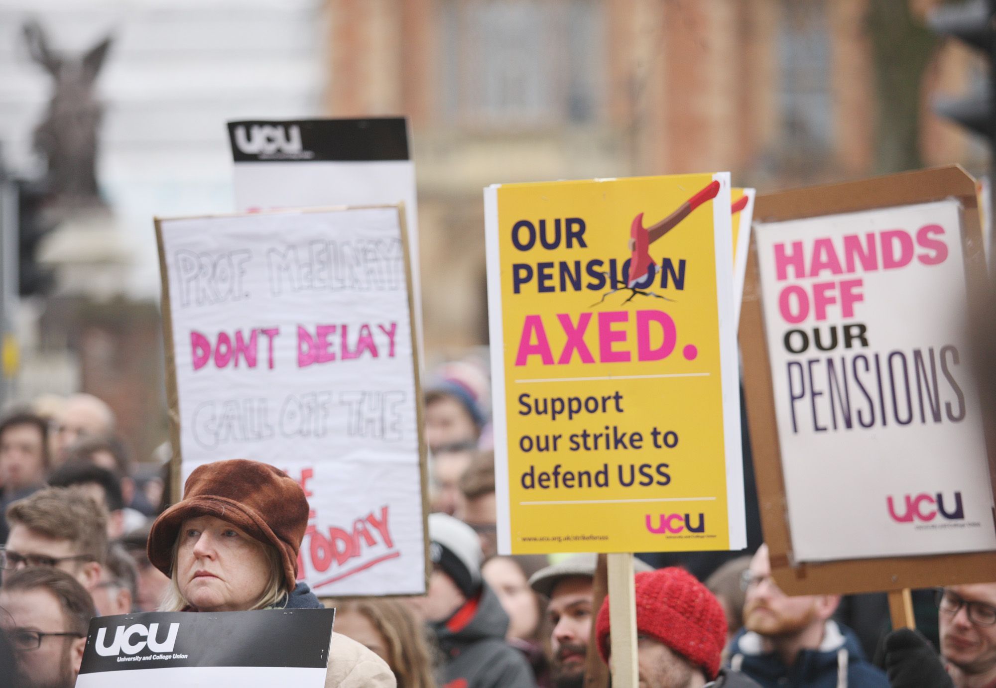 REVISED OFFER: UCU members on strike last year