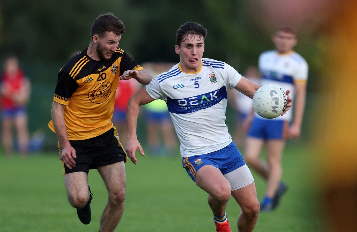Portglenone and St Brigid\'s have both won four from four and meet at Kelly Park on Wednesday