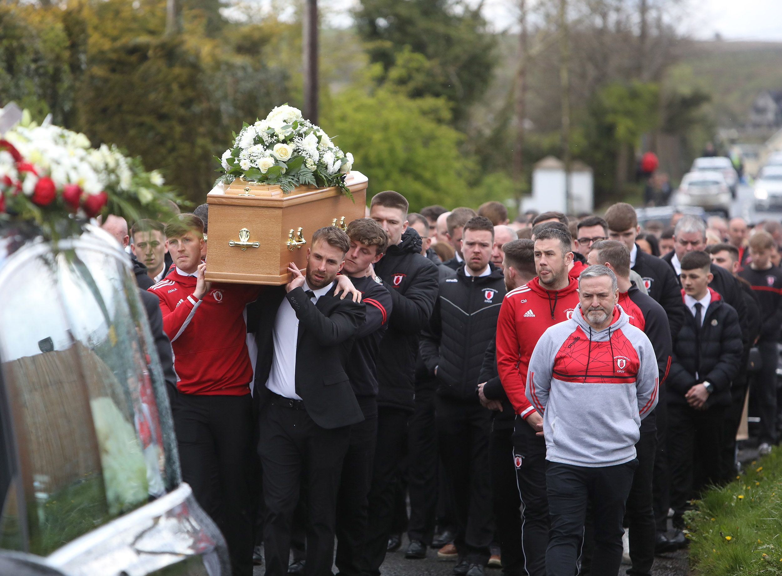 TRAGIC LOSS: The funeral of Ryan Straney took place on Saturday in Hannahstown