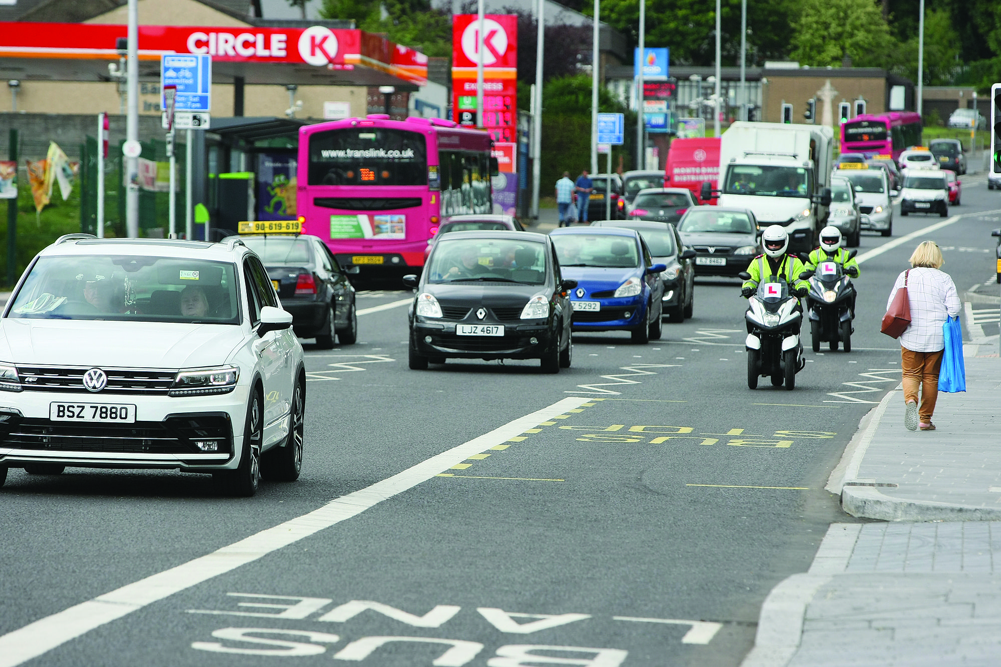 HOSPITALISED: The Andersonstown Road reopened after the accident