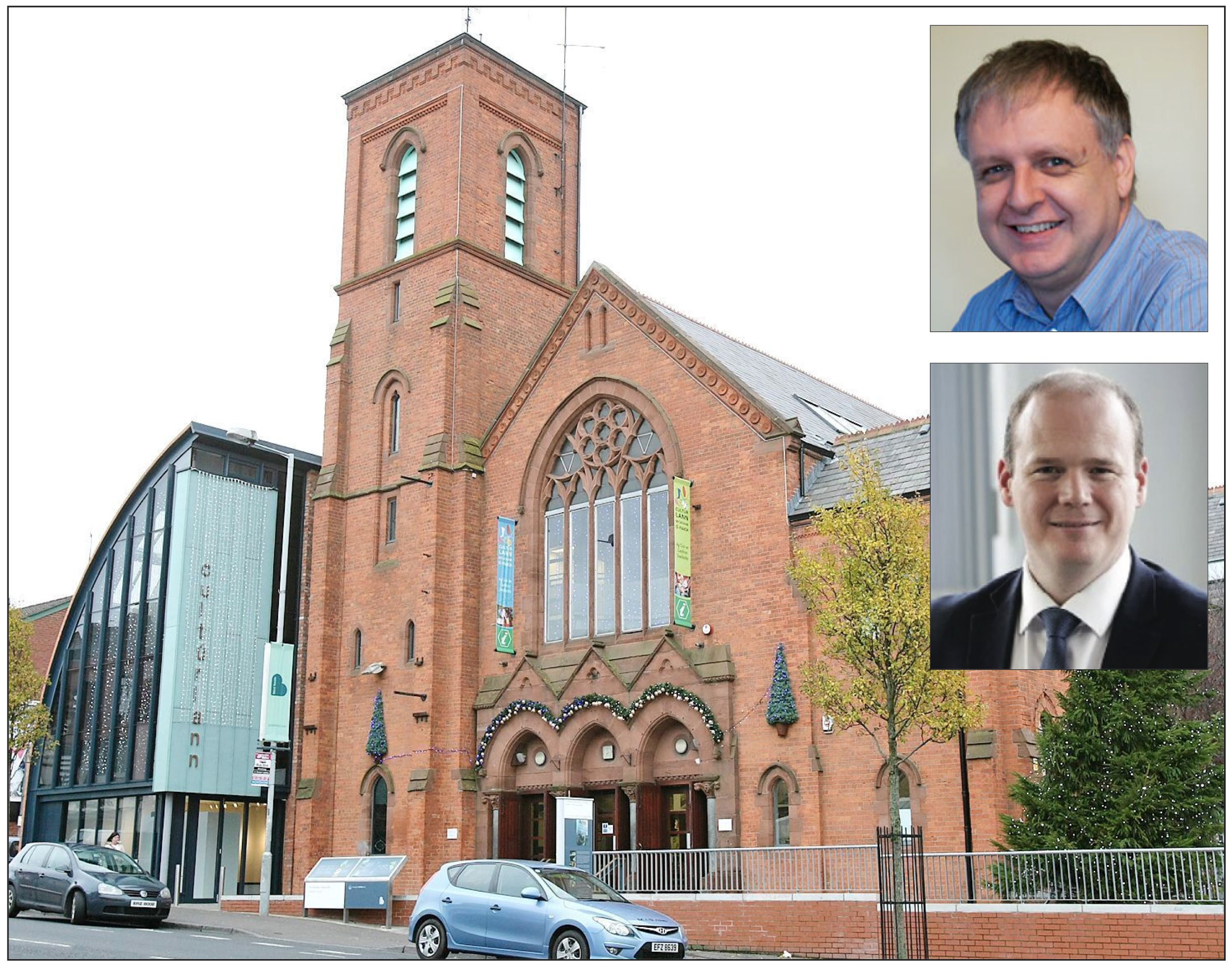 TALK: John Duffy, top, will be speaking at the Cultúrlann on Friday night, while Gordon Lyons will open the event