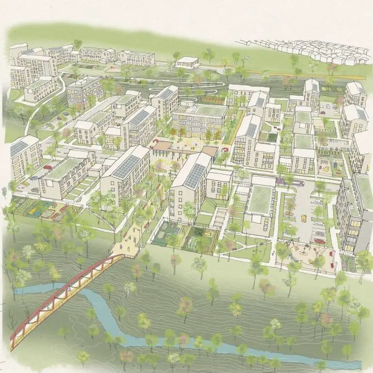 PLANS: The former Mackies site on the Springfield Road would look with new housing