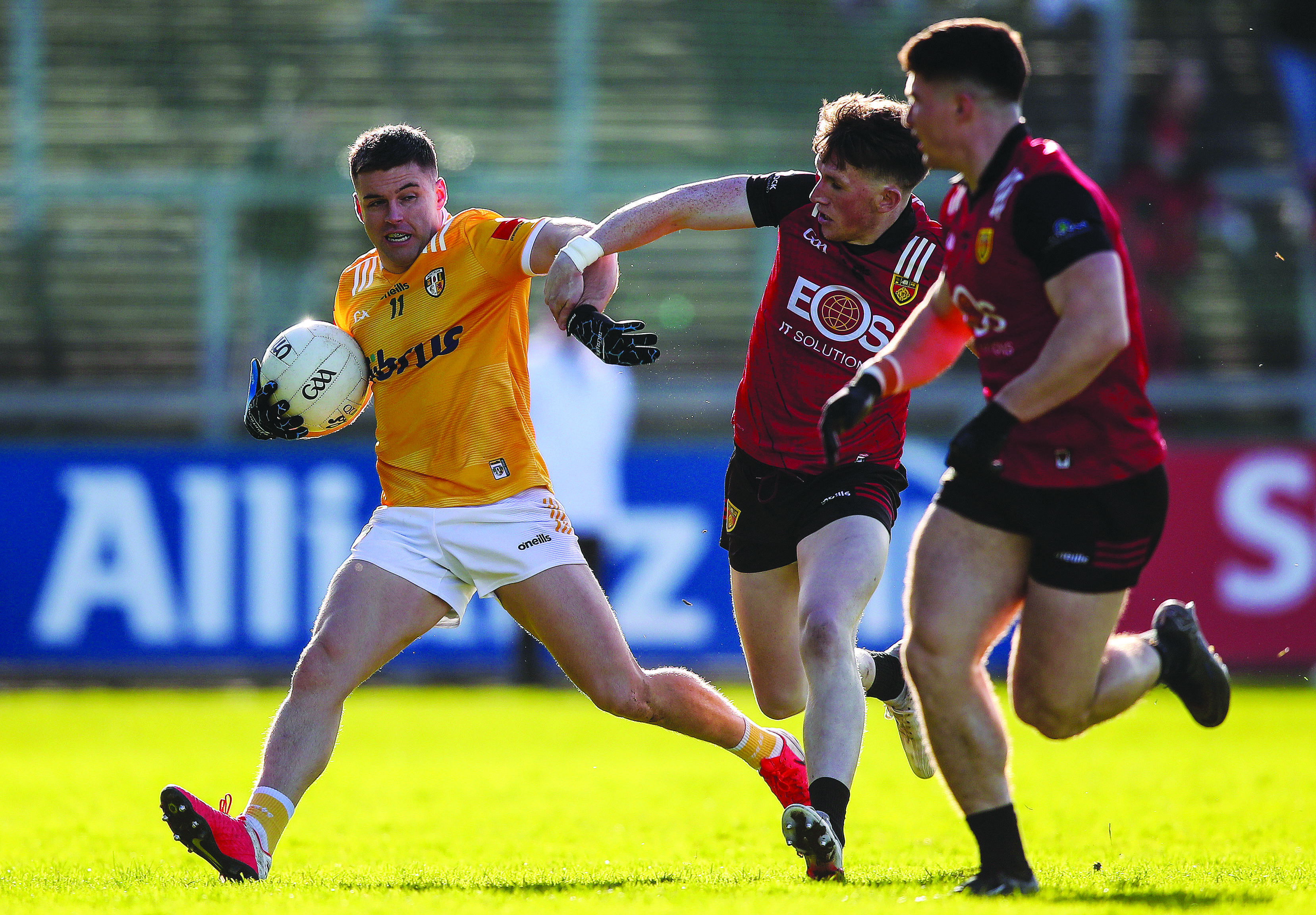 Patrick McBride recently broke the appearance record in an Antrim jersey and insists winning silverware remains his ambition with the Saffrons