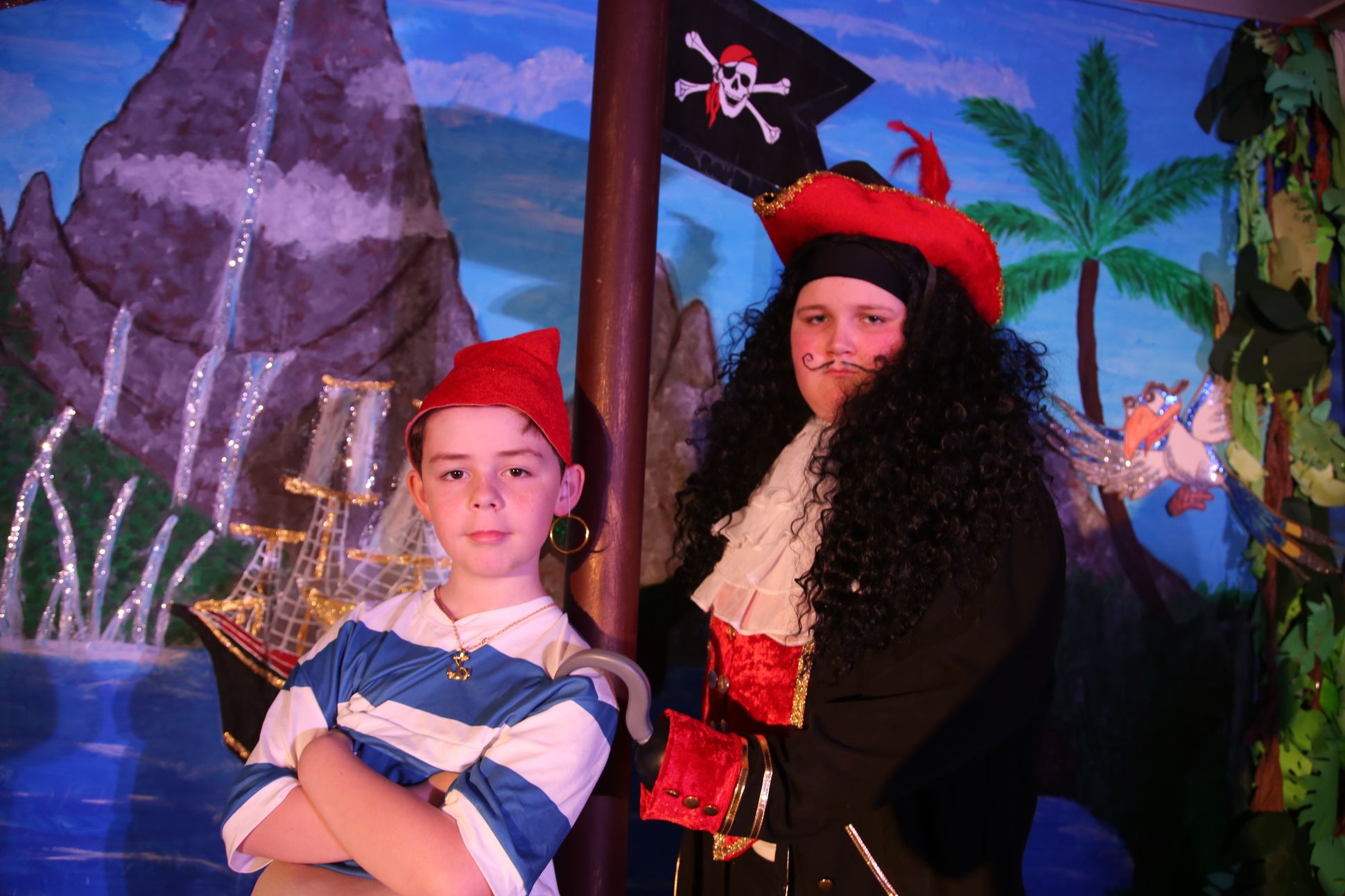 Smee and Captain Hook: Brendan Kane-McNerney and Joe Alexander
