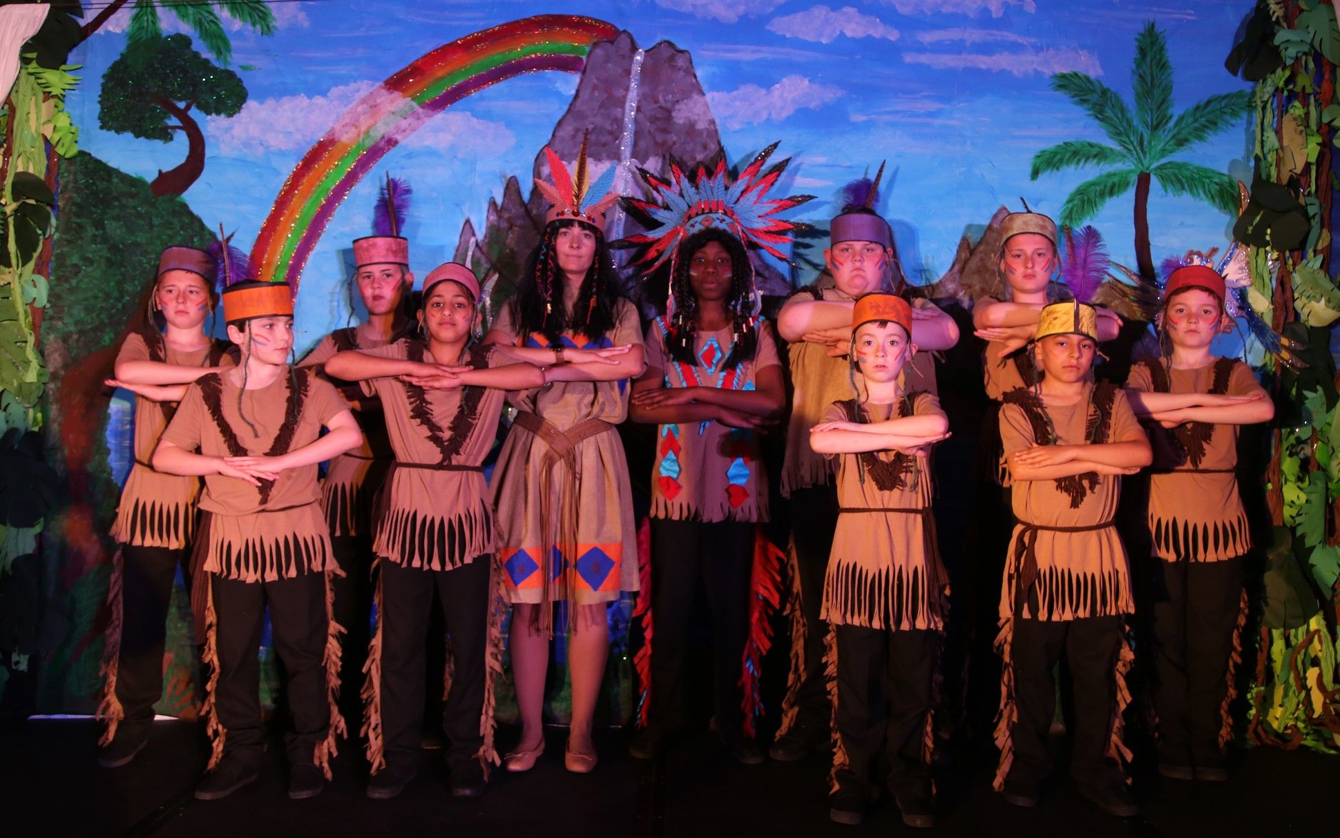 The Indians: Coran Boyd, Fiontann Kerr, Conal Toal, Anas Alawadhi, Jennifer Curley, Keefe Ochuko, Michael Turley, Finn Burns, Caedan Havlin, David Olah and Jonah Curley