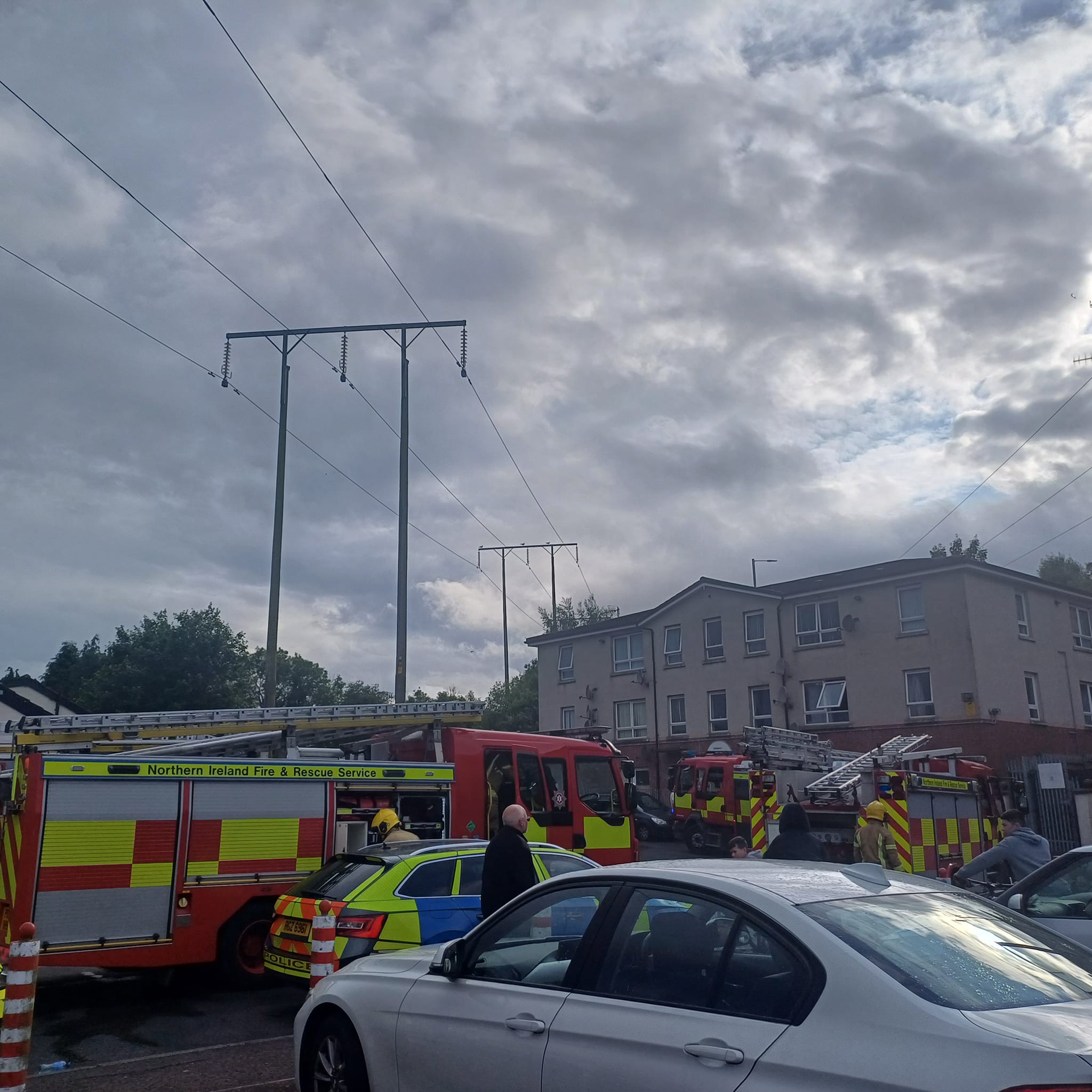 HOUSE FIRE: The incident on Sunday evening