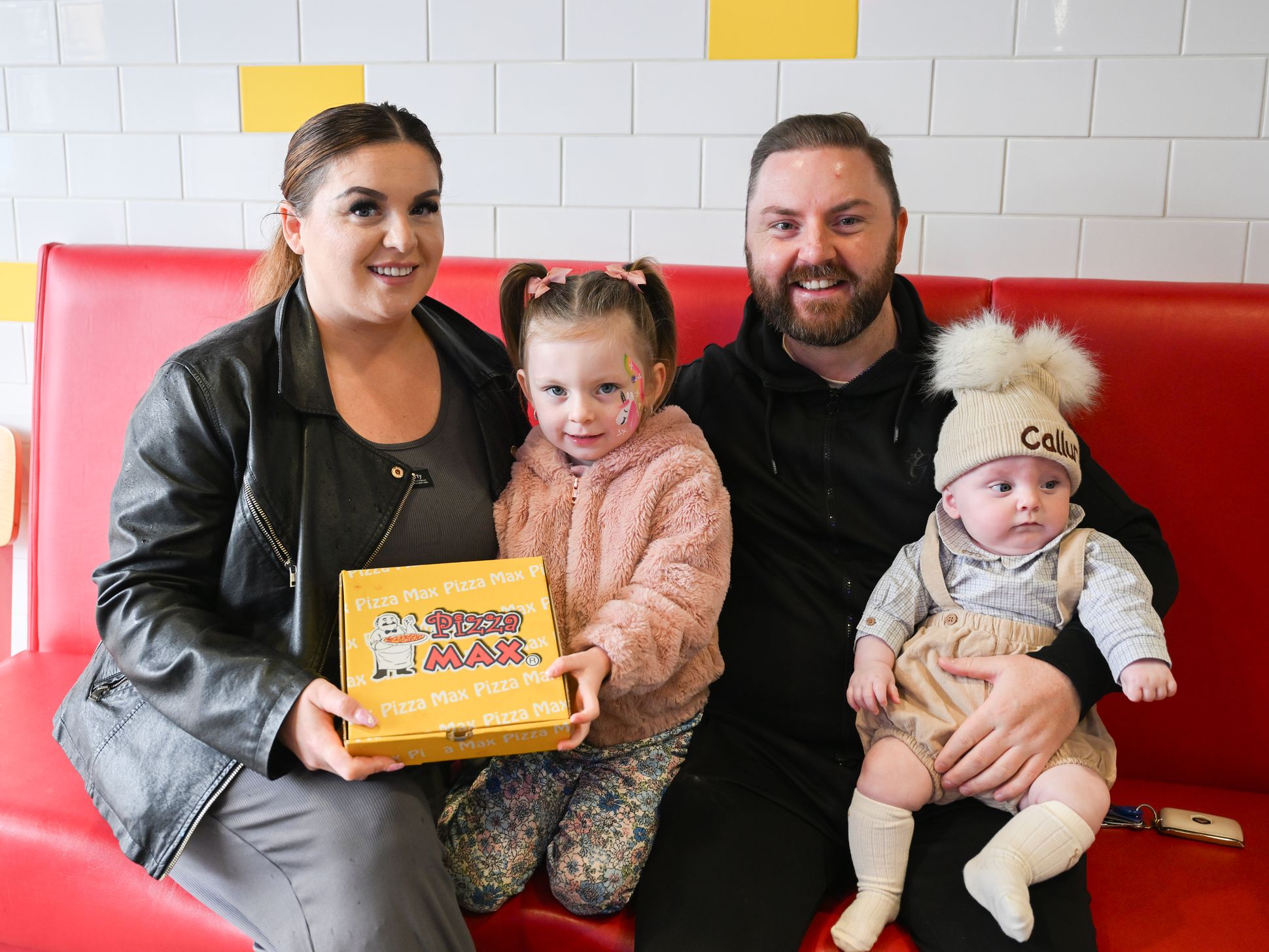 Amanda, Zarrah, Chris and Callum Haire