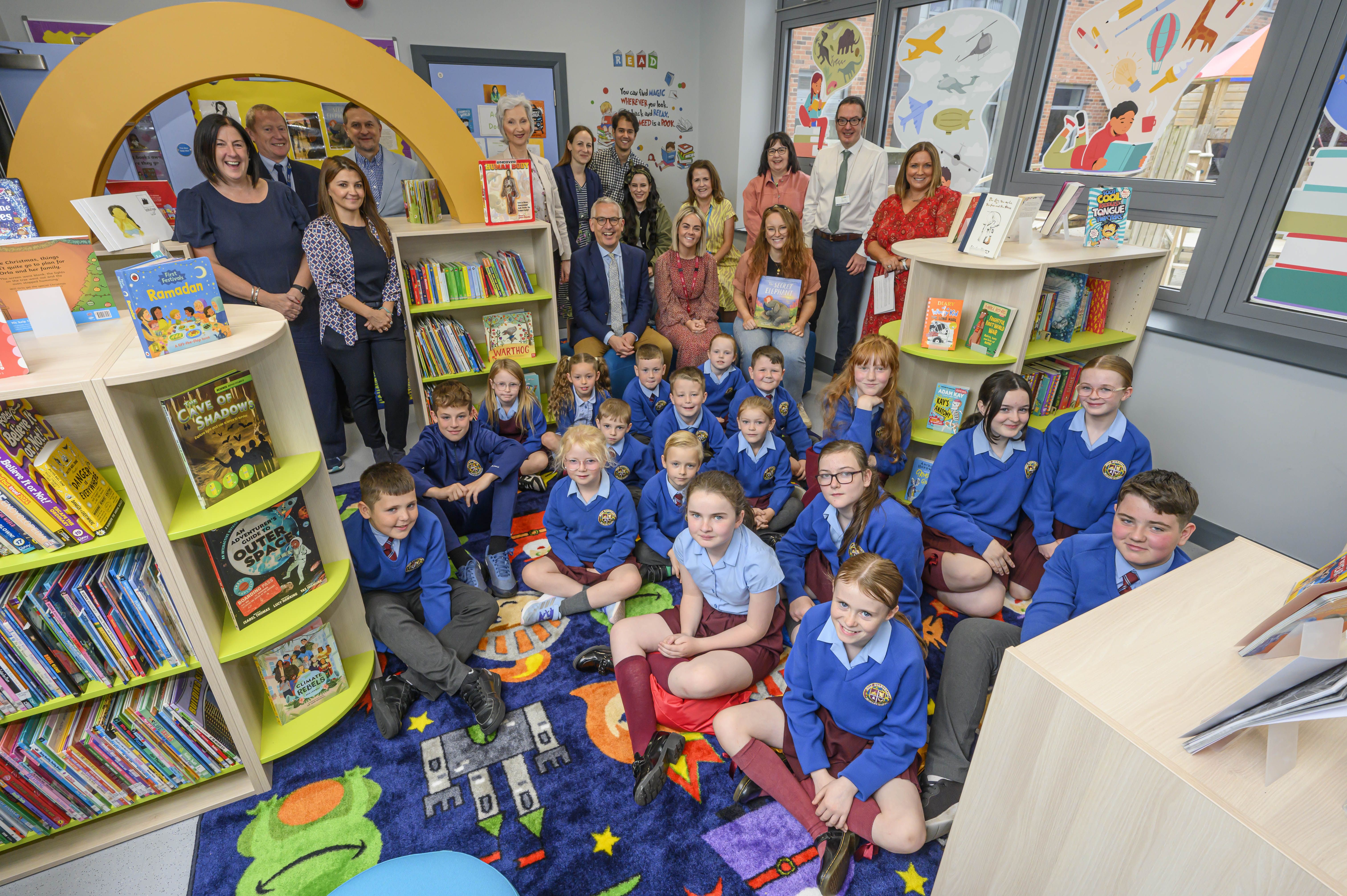WORLD OF OPPORTUNITIES: Opening the new library at Holy Evangelists’ PS