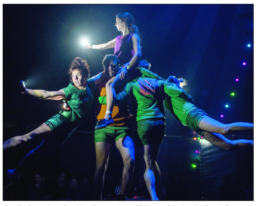 Family favourites Tumble Circus who will be performing in Castlefinn and Gaoth Dobhair.