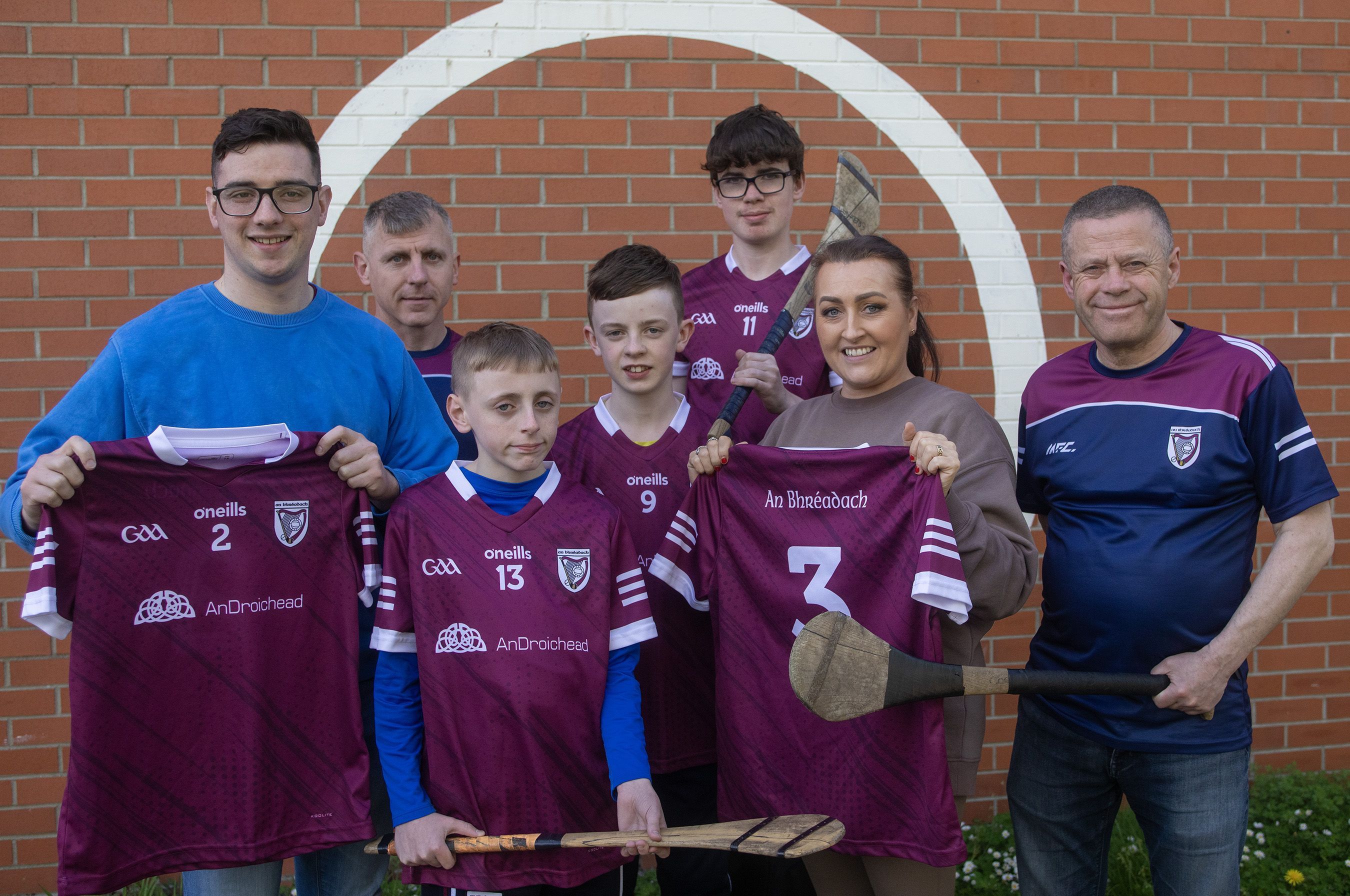 CAMÁN CAUSE: Brian Ó Gallachóir, William Gilmore, Reuben Gilmore, Shane Watters, Conall Walsh, Donncha Hanrahan and Fionnuala Nic Thom announce new partnership deal