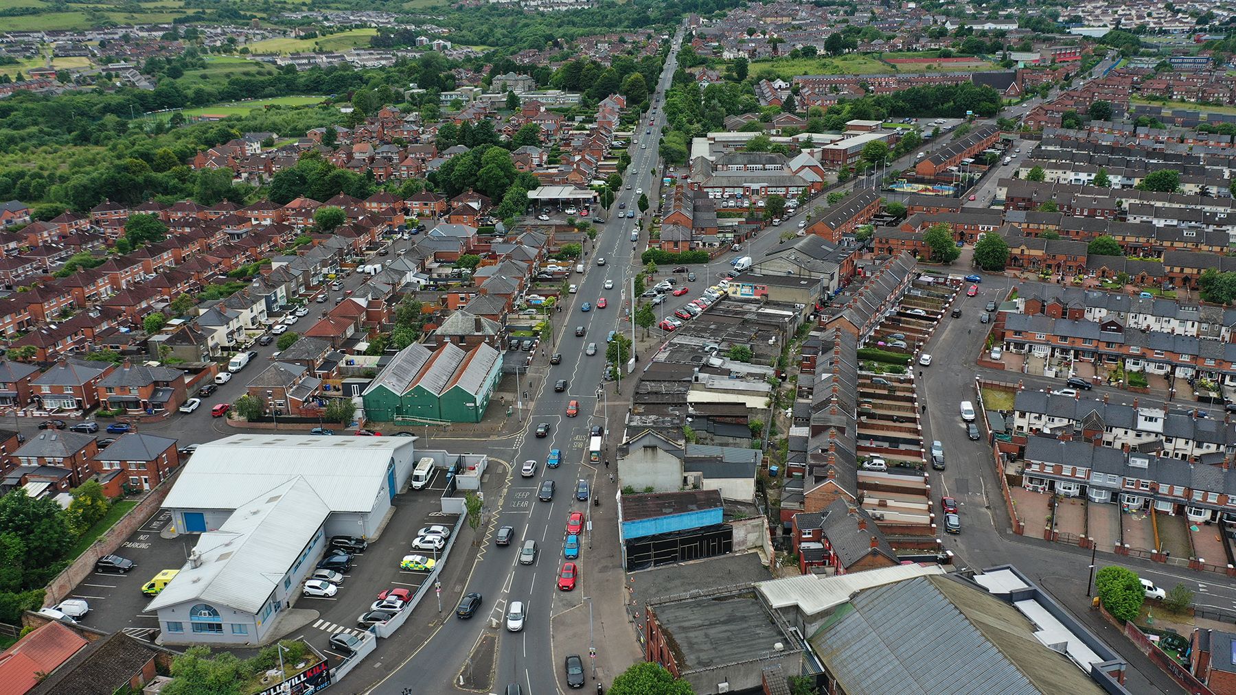 TENSIONS: There has been no return parade up the Crumlin Road past Ardoyne, Mountainview and the Dales since 2016 