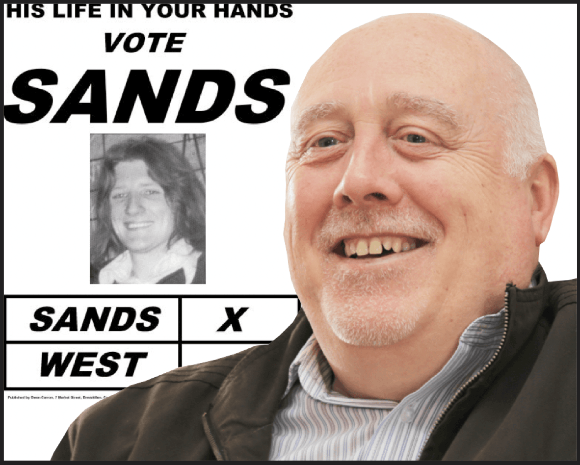 SEISMIC: Danny Morrison played a key role in the 1981 election campaign of Bobby Sands in Fermanagh and South Tyrone