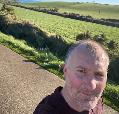 ON THE RUN: Domhnall Ó Catháin pictured back in his native Cork during COVID lockdown