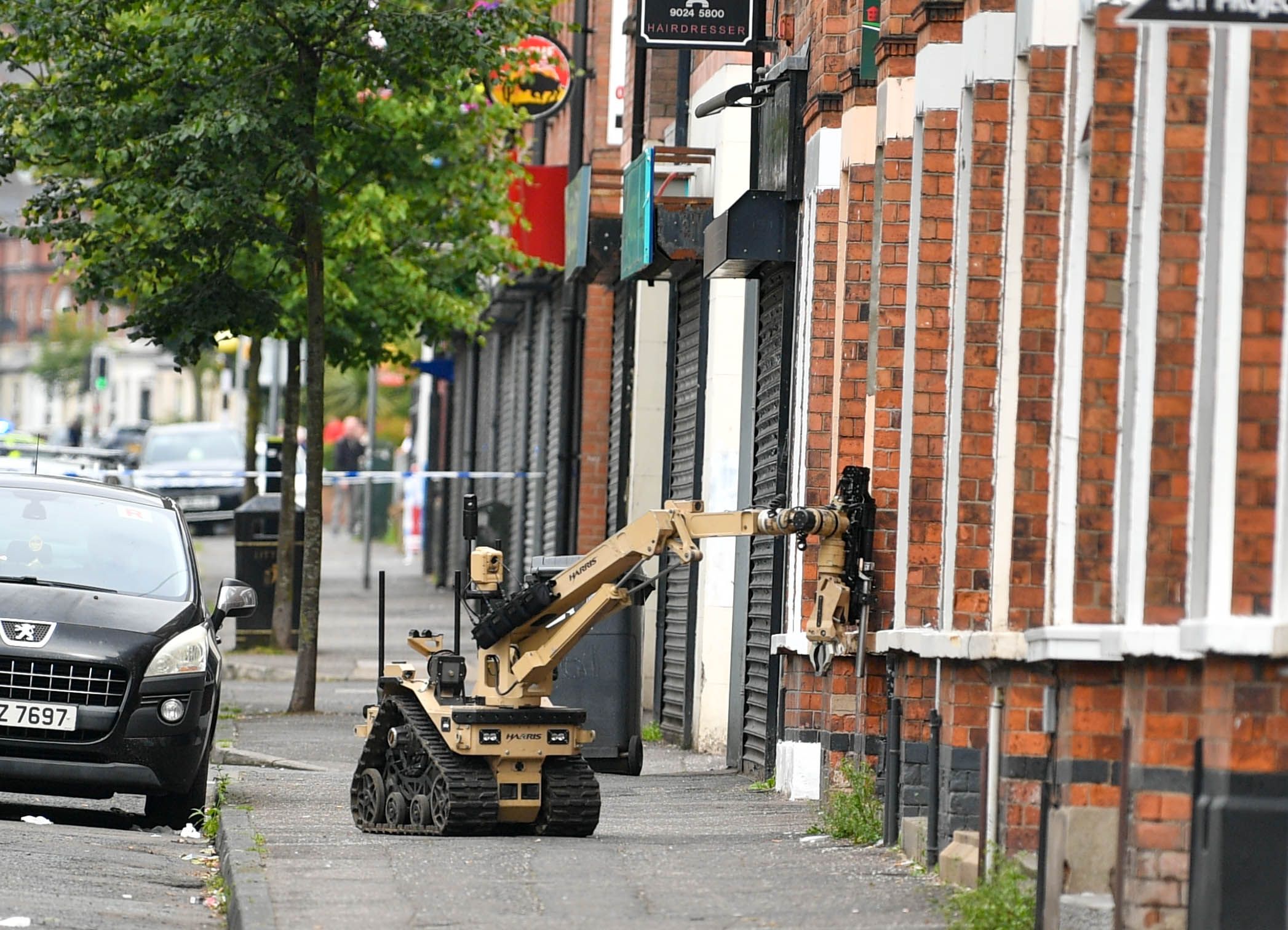 SECURITY ALERT: A controlled explosion was carried out on an object on the Springfield Road