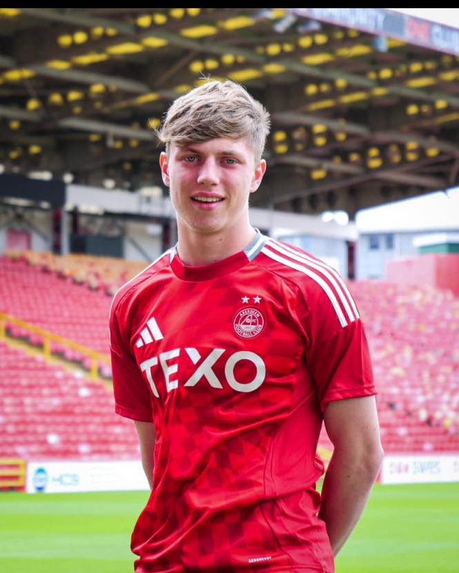 SIGNING: Noah McDonnell (16) has joined Aberdeen in Scotland