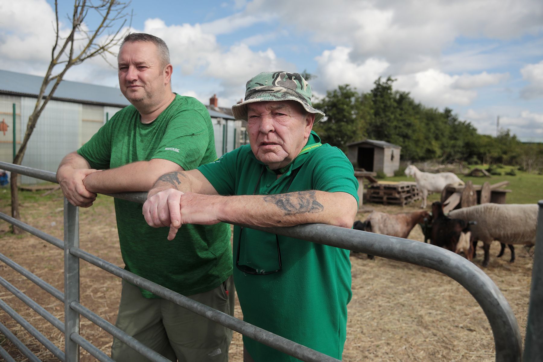 APPEAL: Damien Lindsay and Bap Kelly from St James\' Community Farm