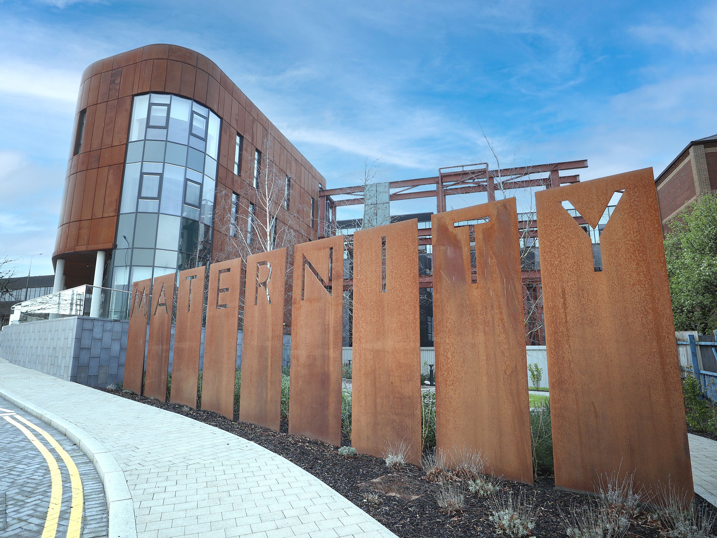 STATE-OF-THE-ART: The new maternity hospital which was due to open next year