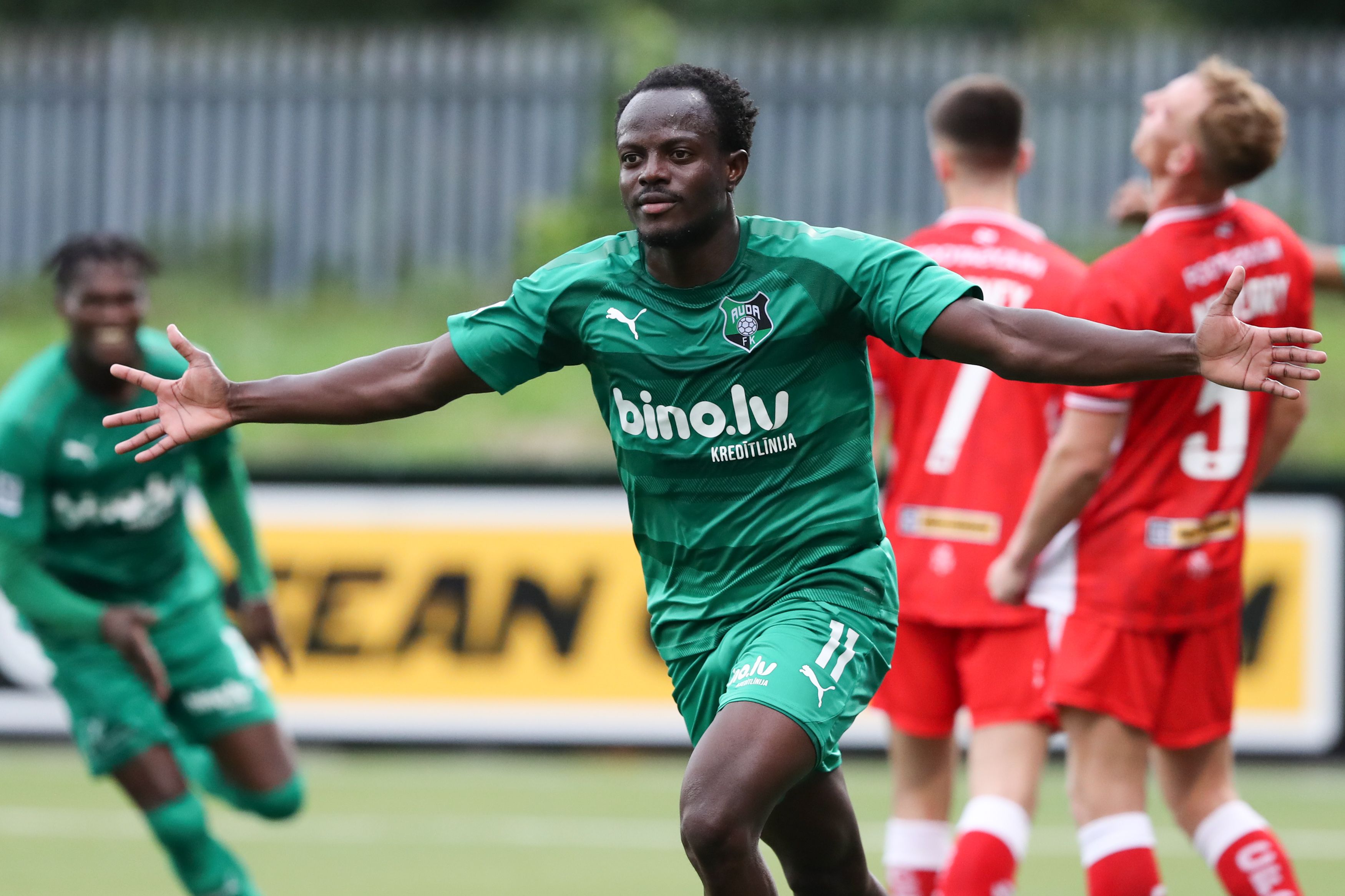 Abiodun Ogunniyi opens the scoring on Wednesday 