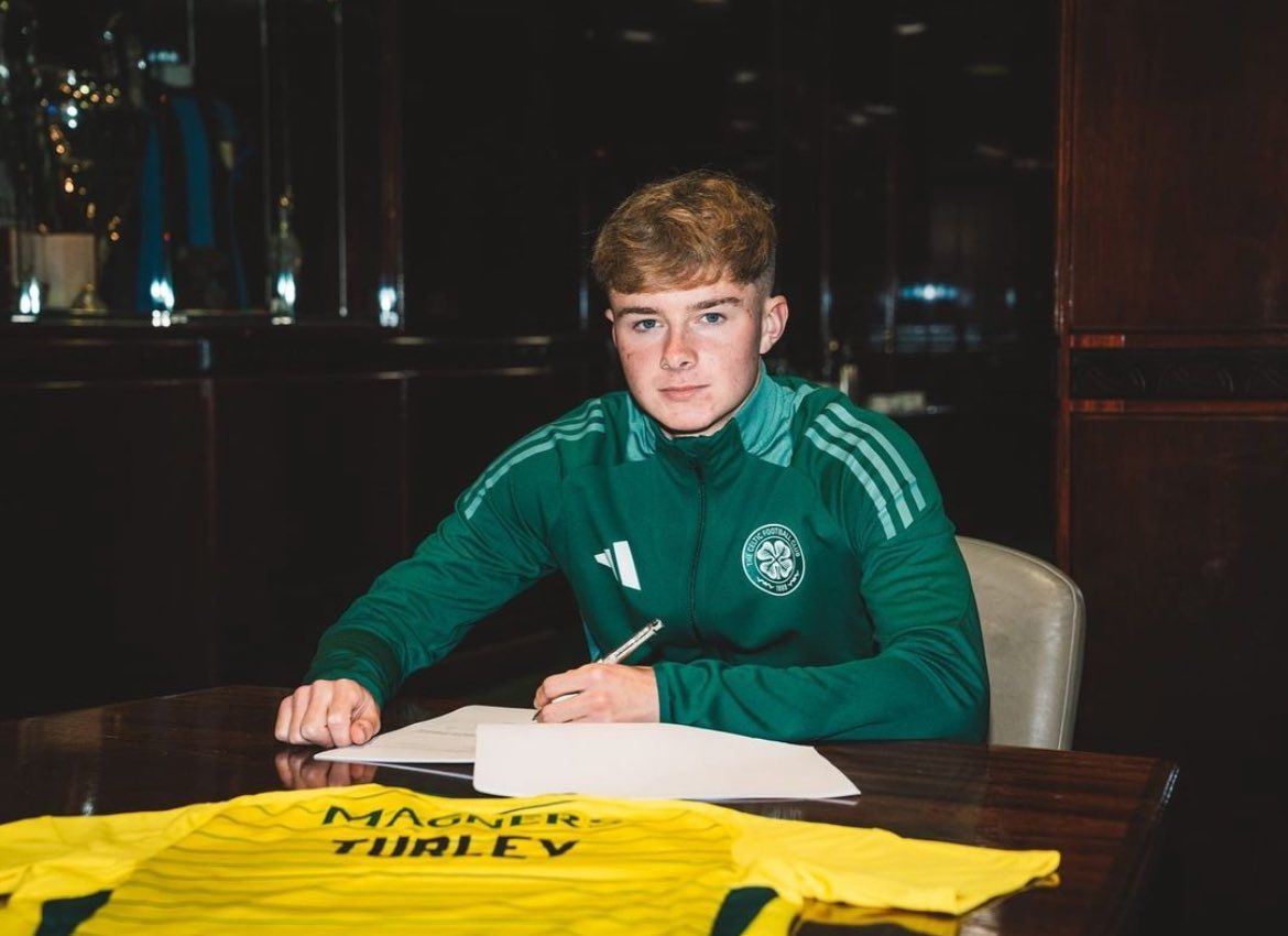 ON A HOOP HIGH: Francis Turley renews Celtic contract