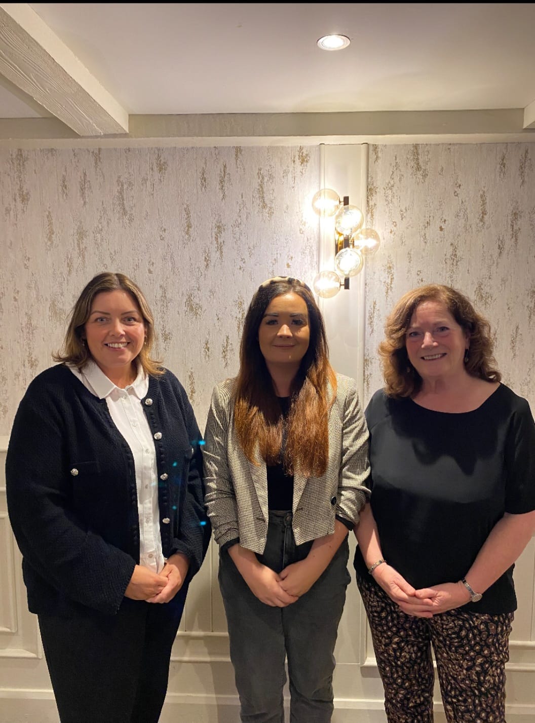 ALL CHANGE: South Belfast MLA Deirdre Hargey with new Balmoral Councillor Natasha Brennan and outgoing Councillor Geraldine McAteer