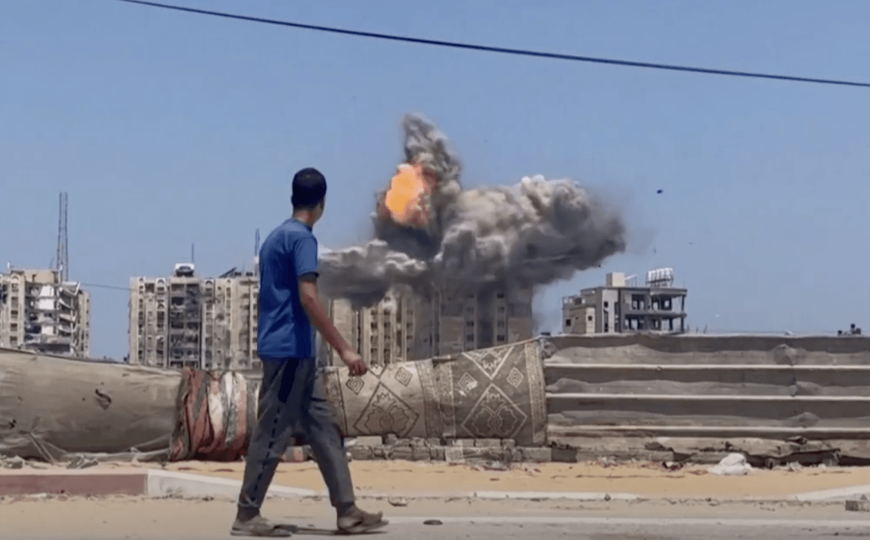 SLAUGHTER: Yet another Israeli bomb falls on Gaza