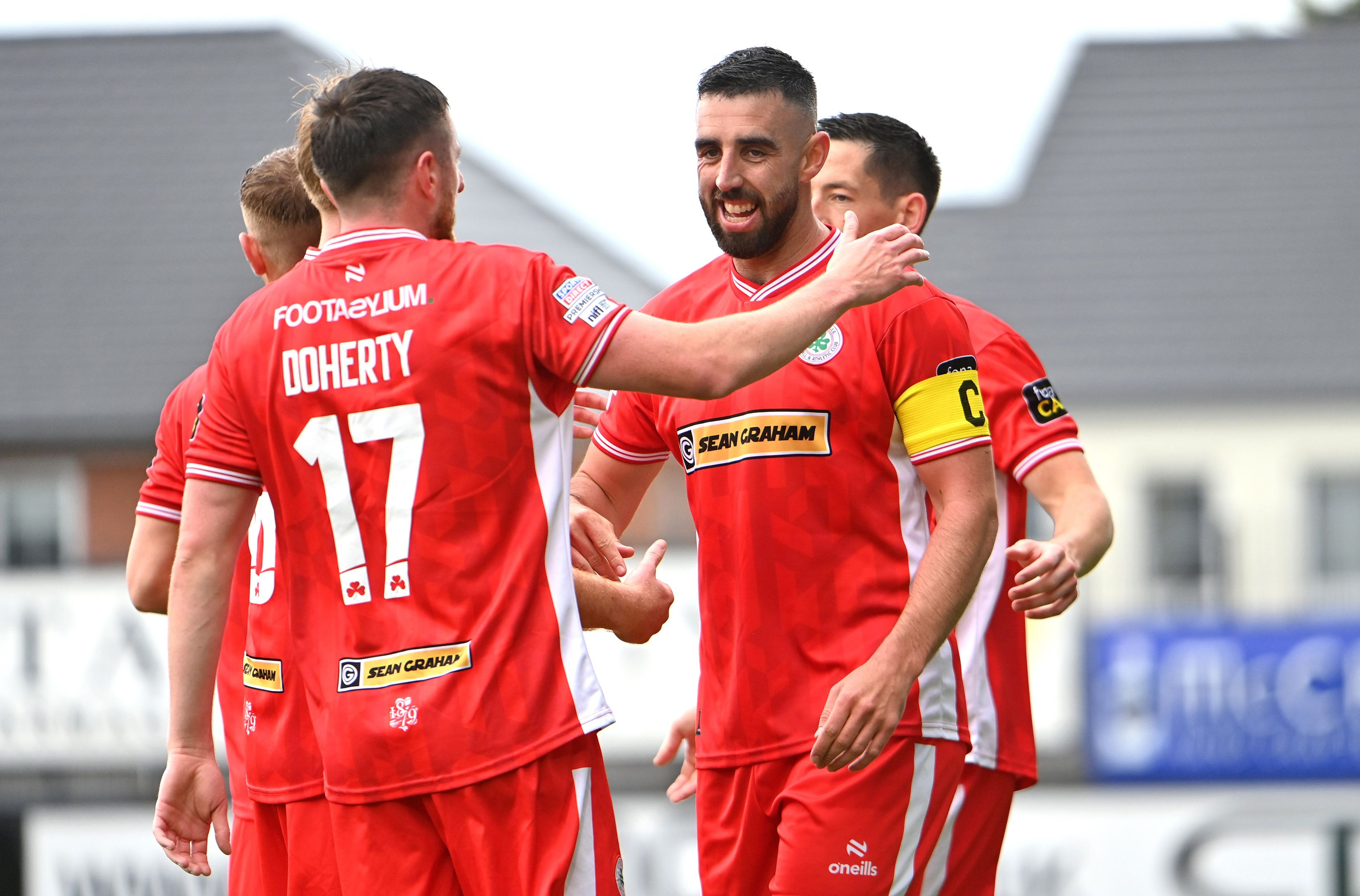 Joe Gormley netted the only goal of the game at Solitude on Tuesday 