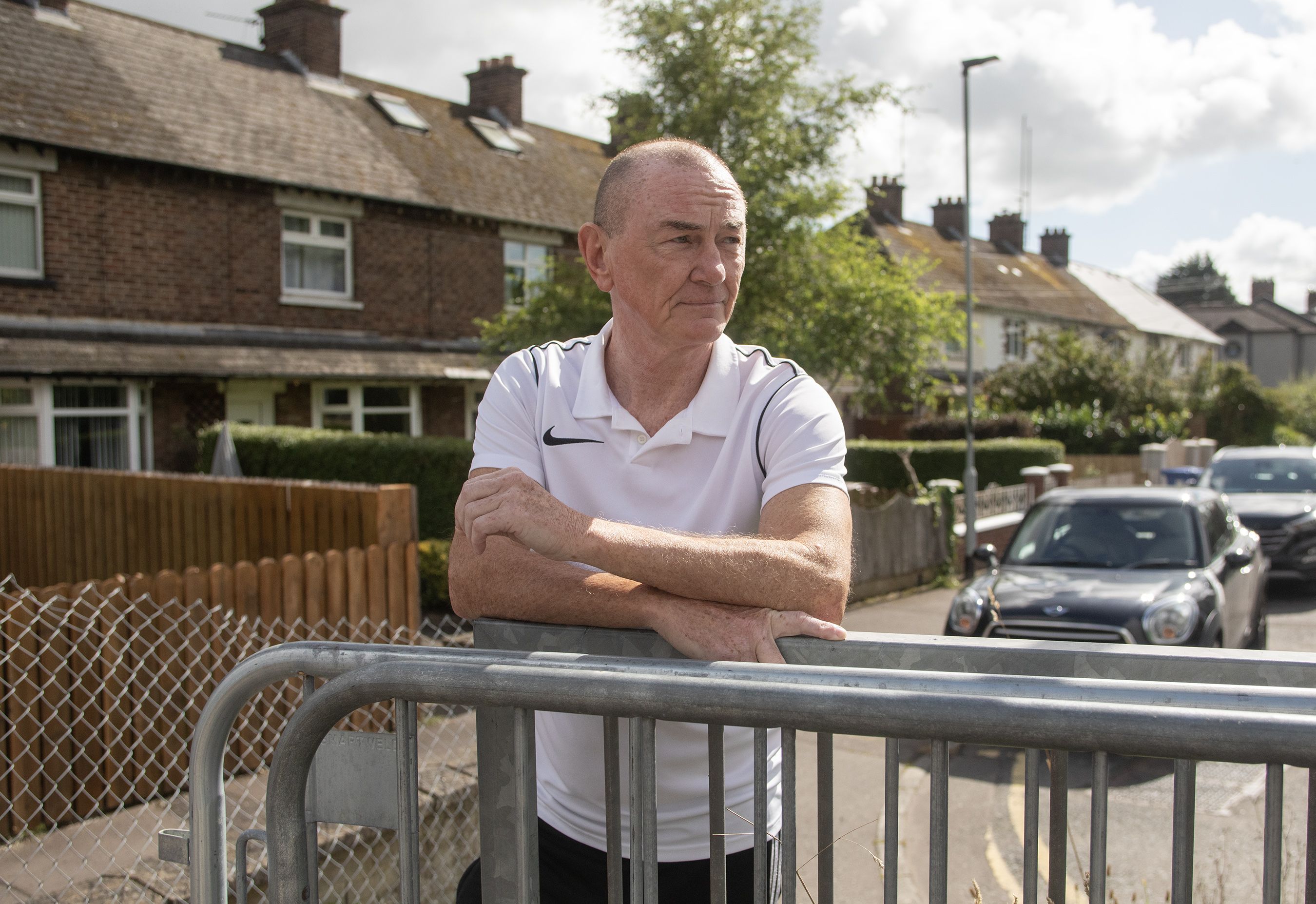 FRUSTRATION: Stockmans Lane resident Tony McKeown