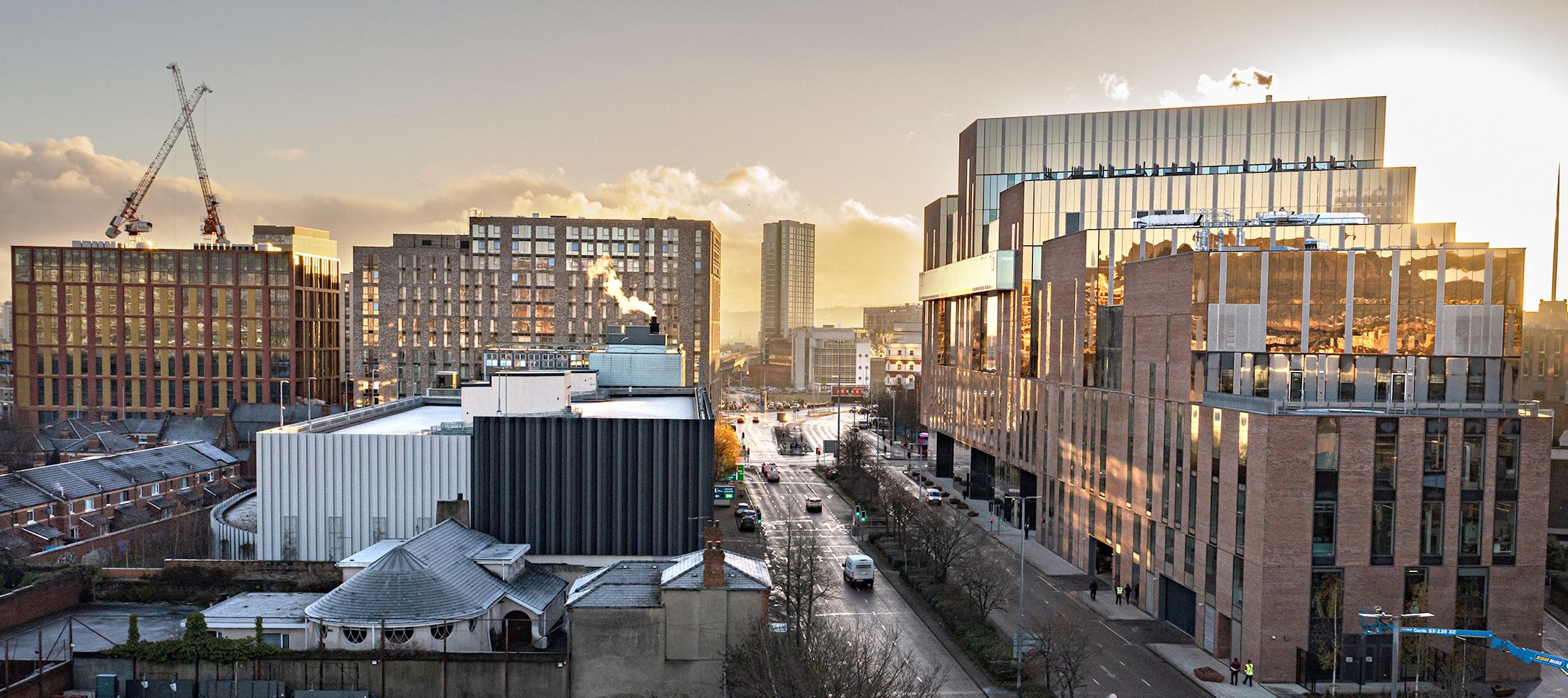 PROGRESS: The new Ulster University has breathed new life into a once dilapidated part of Belfast