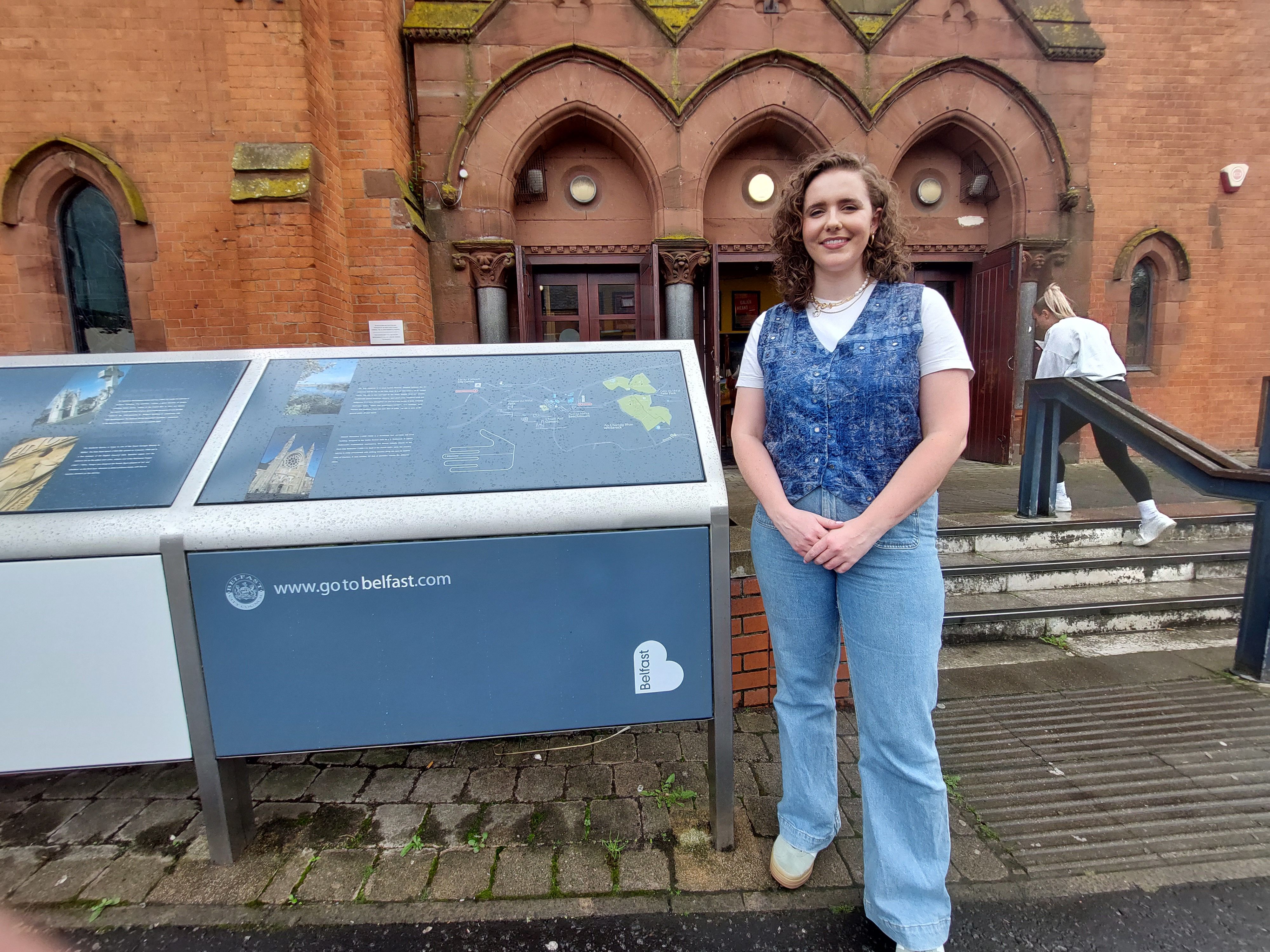 FÉILE FUN: Caoimhe Ní Chathail at the Cultúrlann where many of the Liú Lúnasa events will take place this week