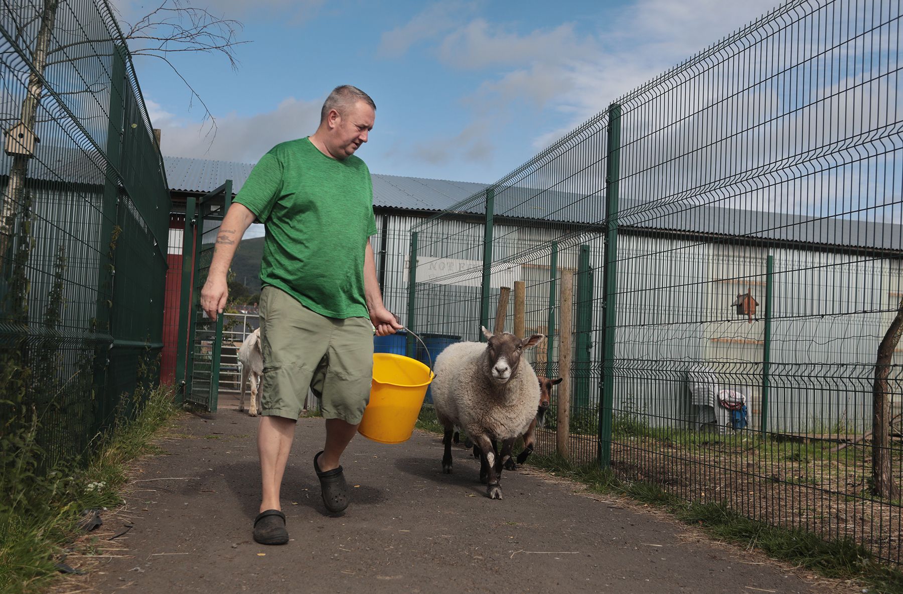 LEADING THE WAY: Damien Lindsay from St James\' Community Farm