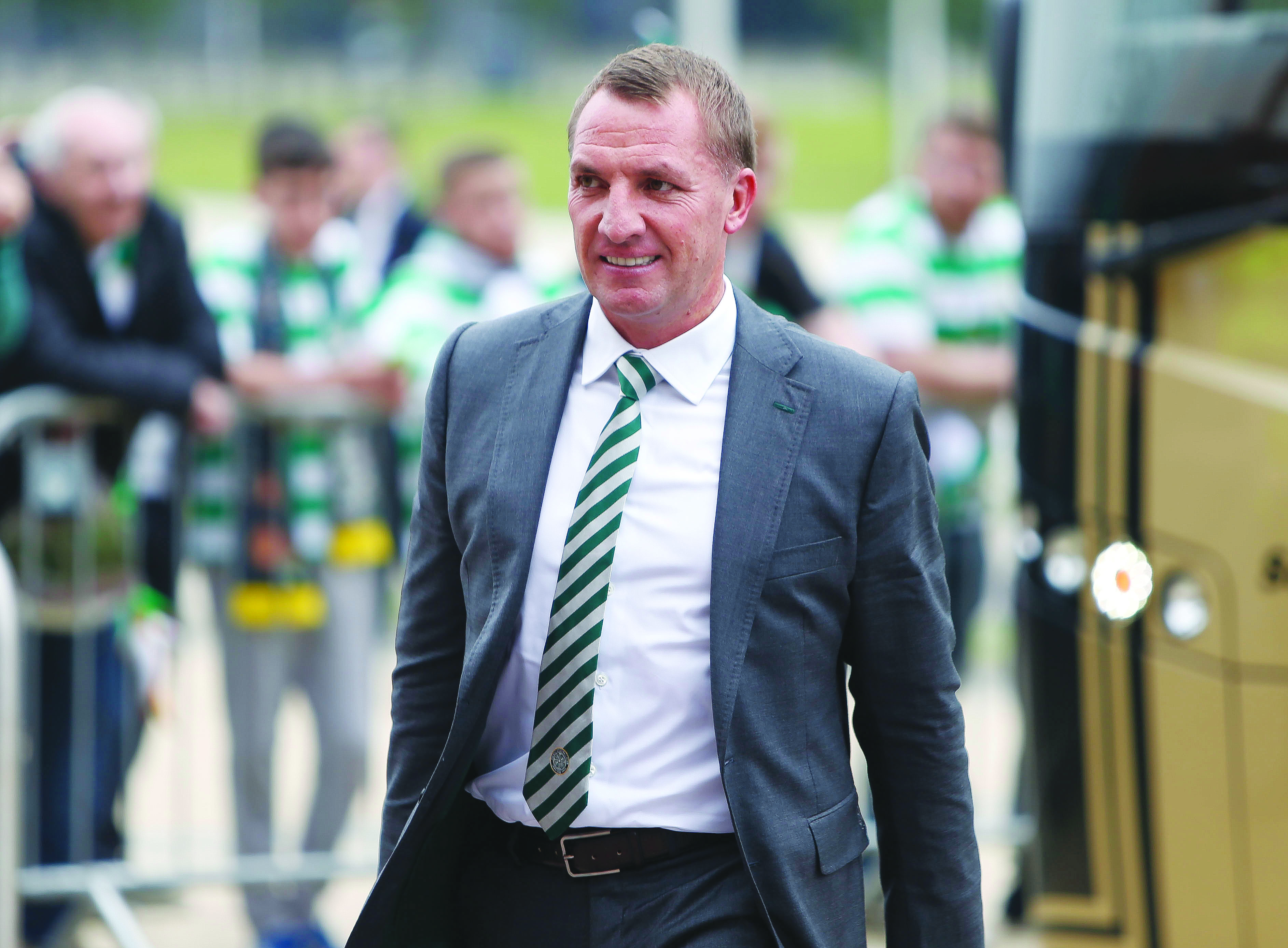 ALL TO PLAY FOR: Celtic manager Brendan Rodgers will be happy with the Champions League draw