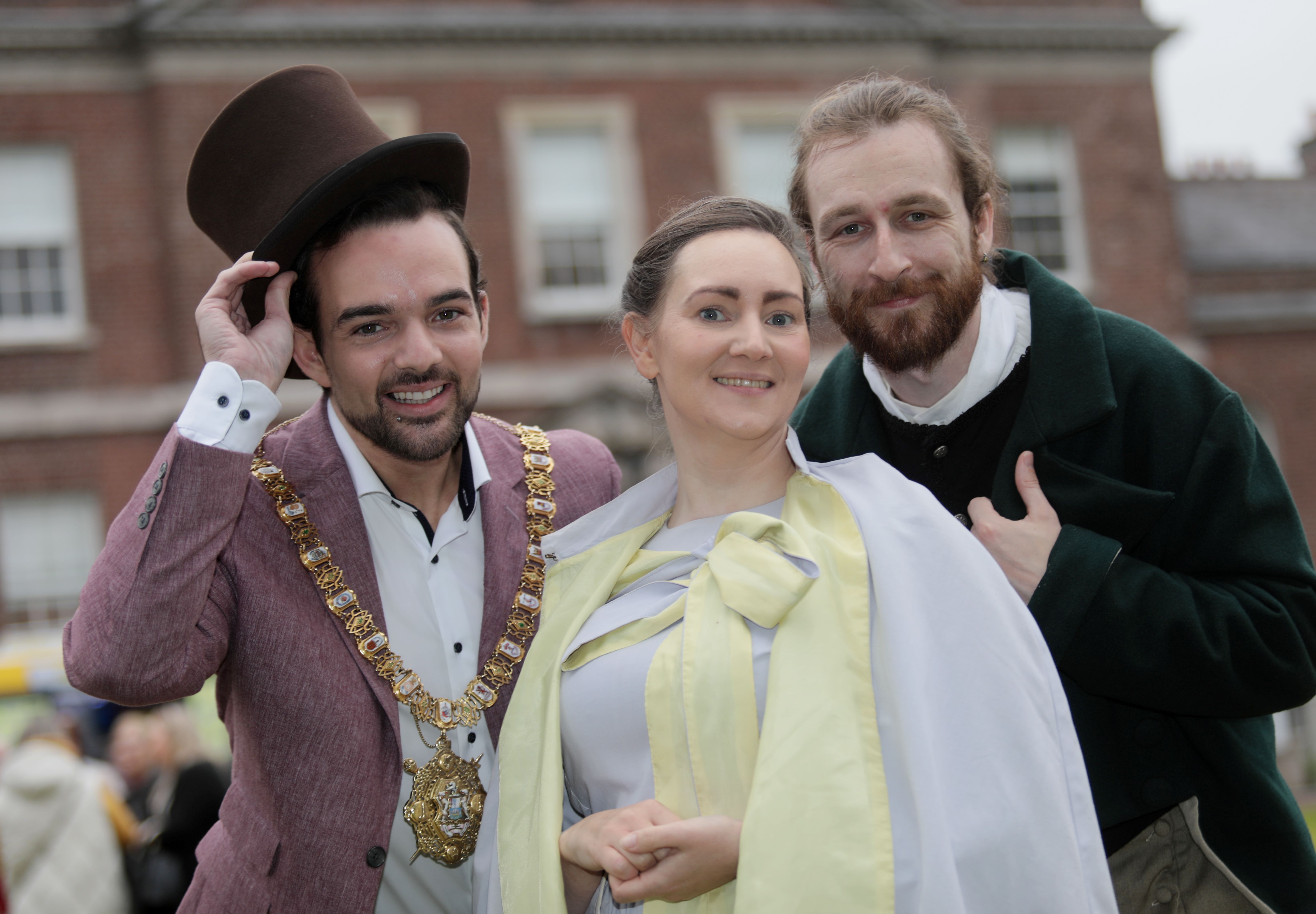 ANNIVERSARY: Lord Mayor Micky Murray celebrates with volunteers as part of Clifton House\'s 250 year celebrations