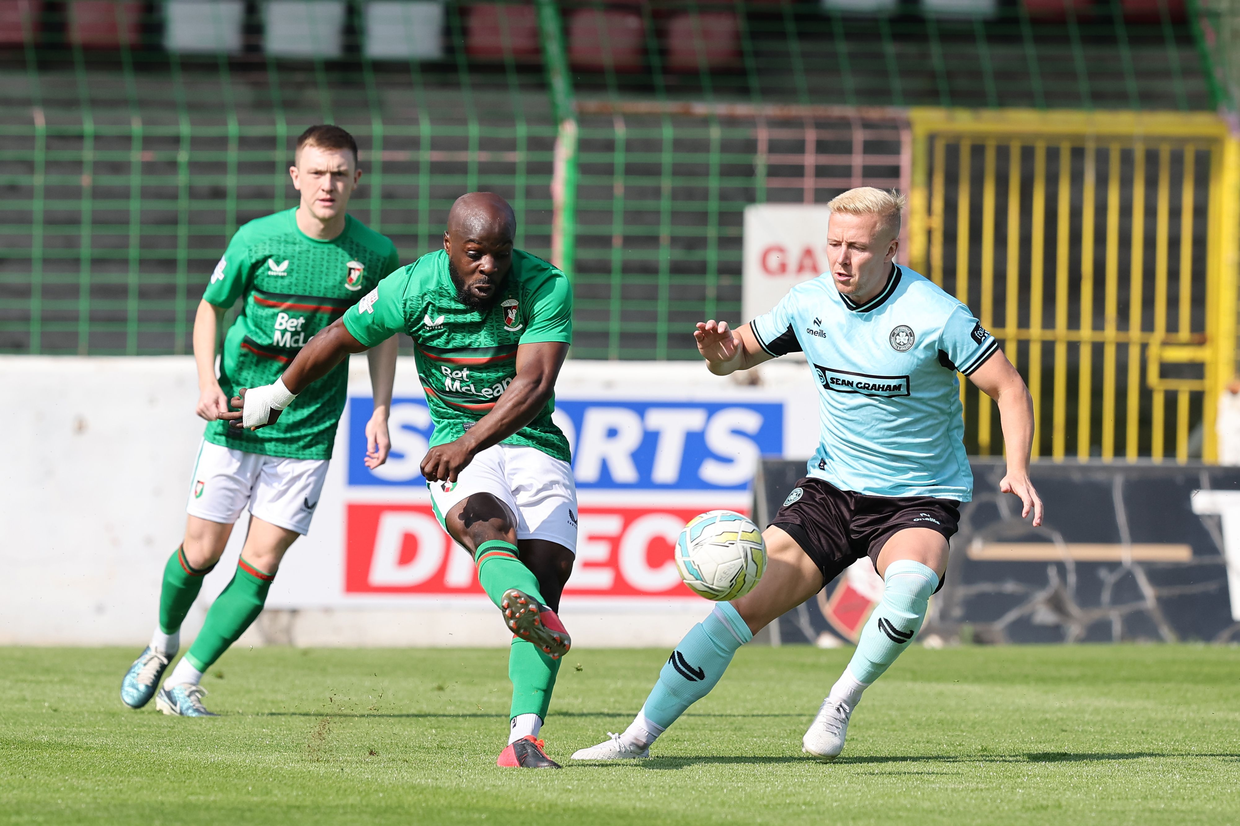 Cliftonville are aiming to bounce back from Saturday\'s defeat to Glentoran 