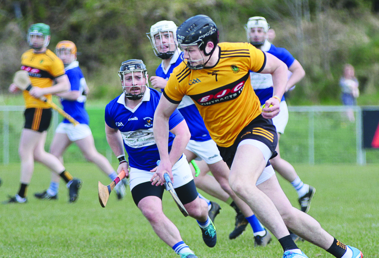 Naomh Éanna and St John’s meet at Rossa Park on Saturday