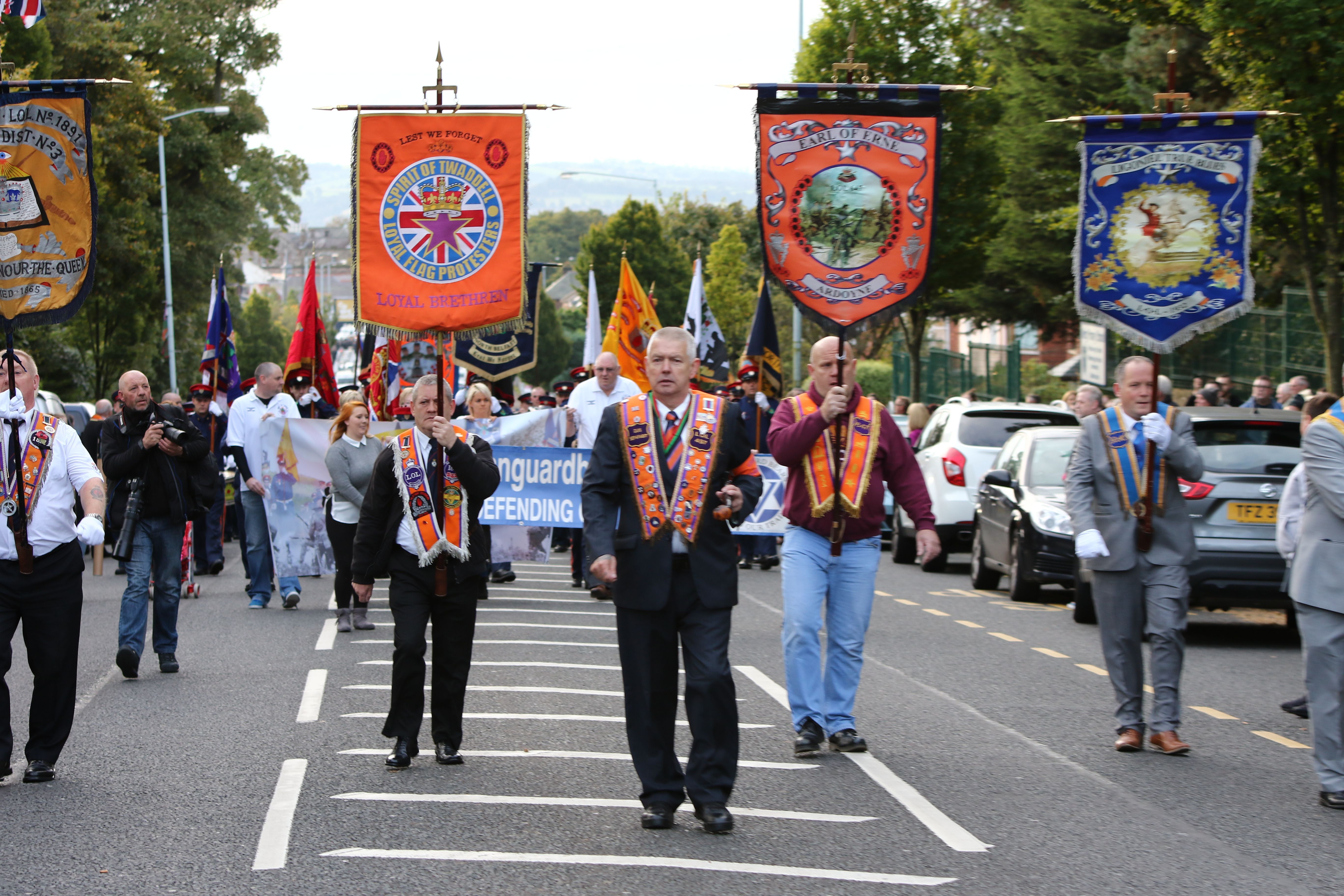 TENSIONS: An Orange march on the Crumlin Road