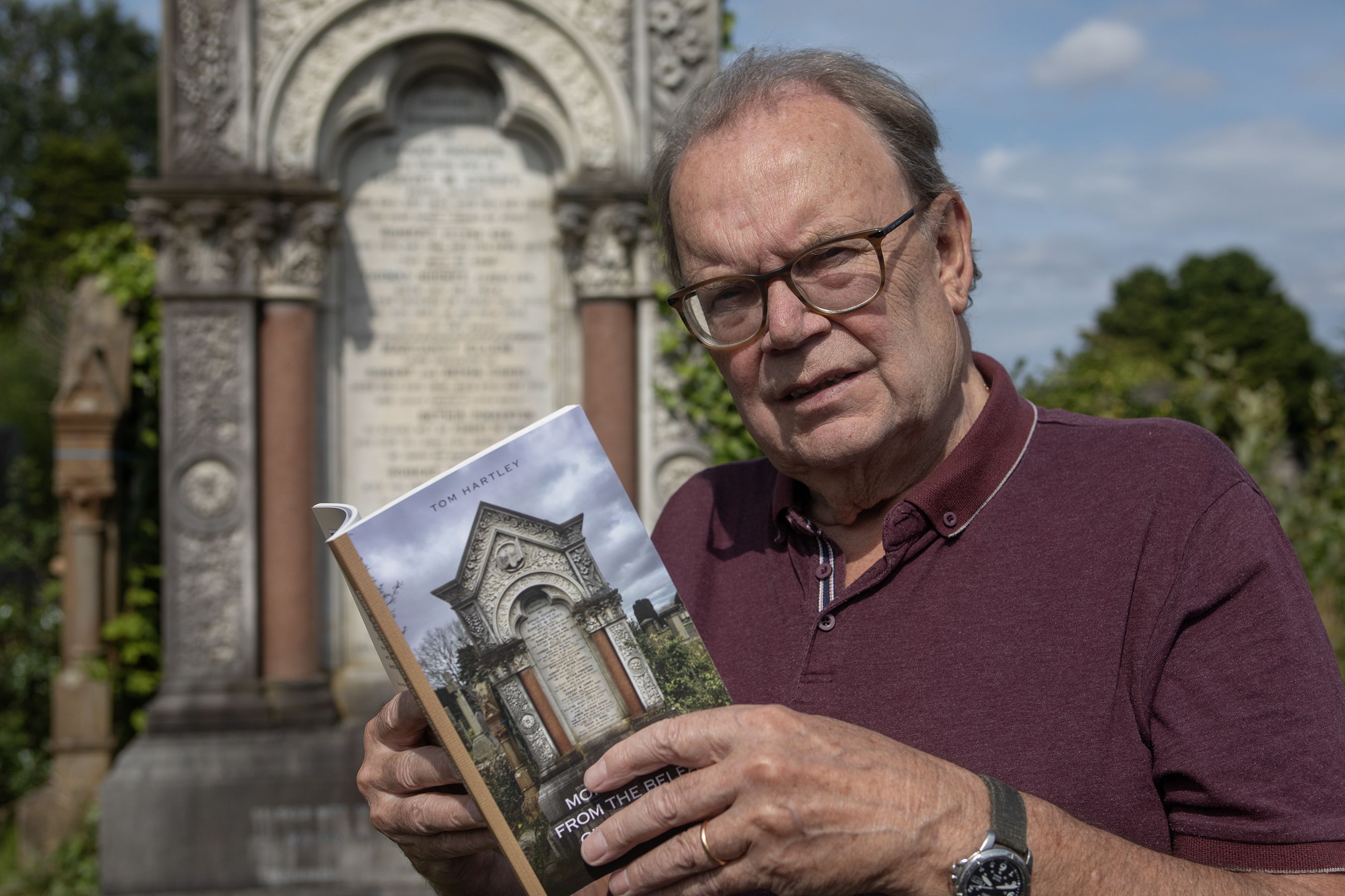 FASCINATING: Tom Hartley will sign copies of his new book this Saturday