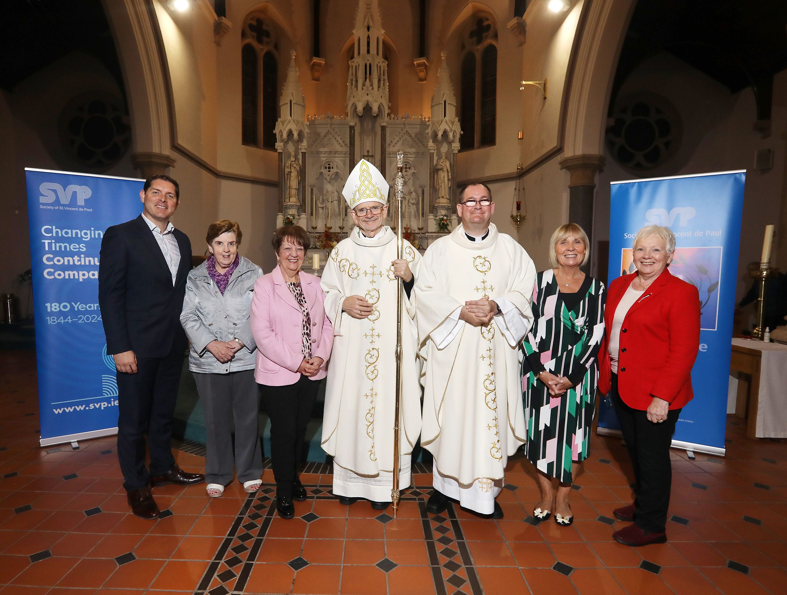 SPECIAL OCCASION: Taking part in the 180th anniversary Mass in St Vincent de Paul Parish, Ligoniel