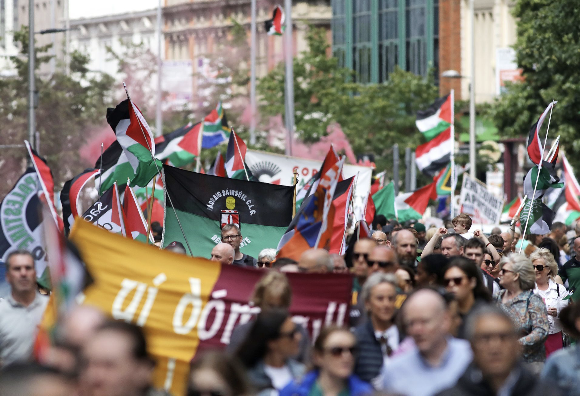 CEASEFIRE: Saturday\'s march in Belfast will be the largest demonstration in months