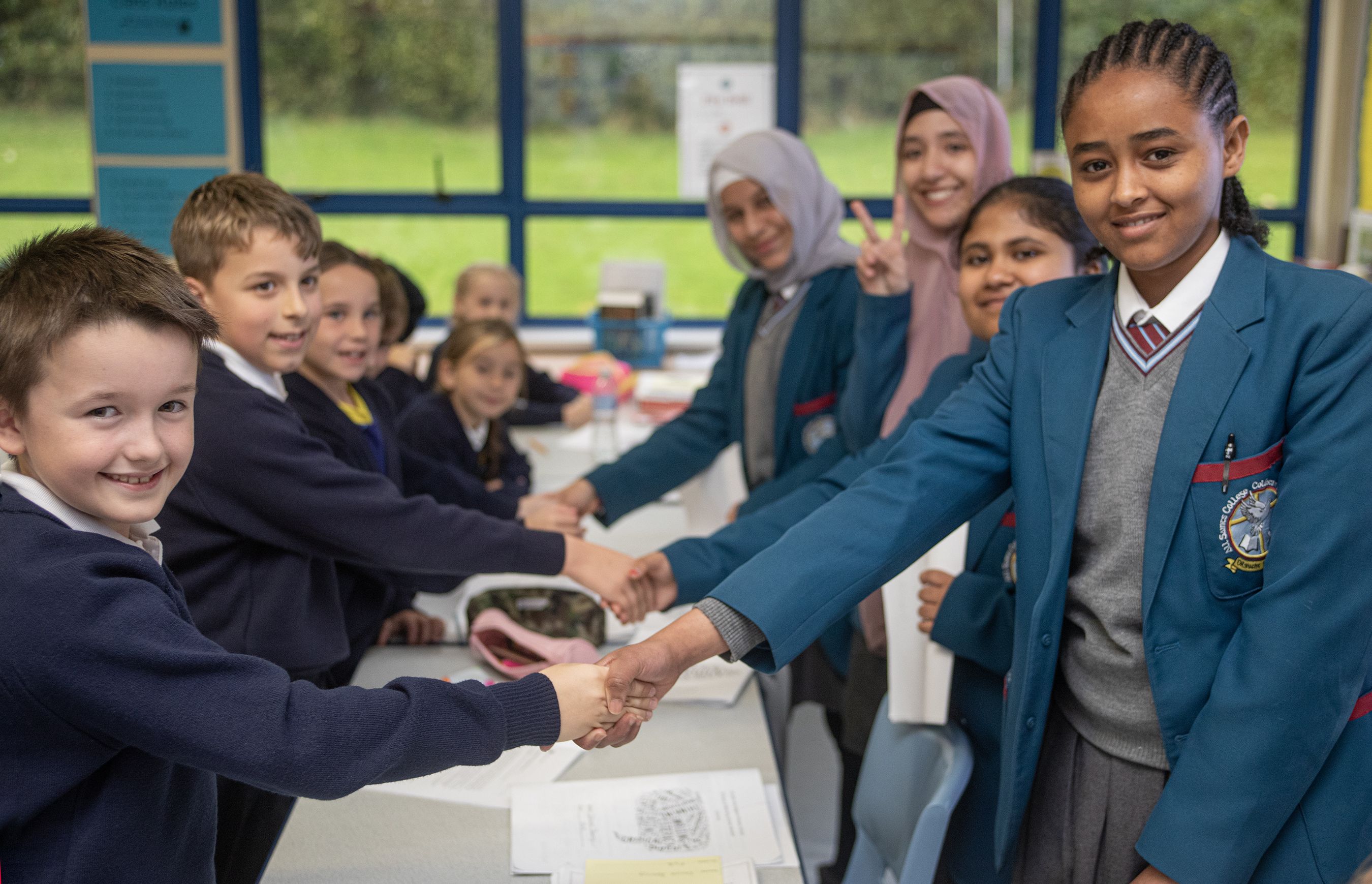 WORLD LANGUAGES DAY: Pupils from All Saints College and St John the Baptist Primary School