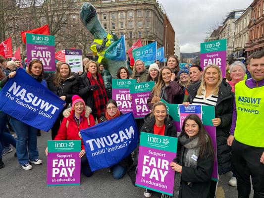 SCHOOLS OUT: Teachers have been striking in recent years over pay