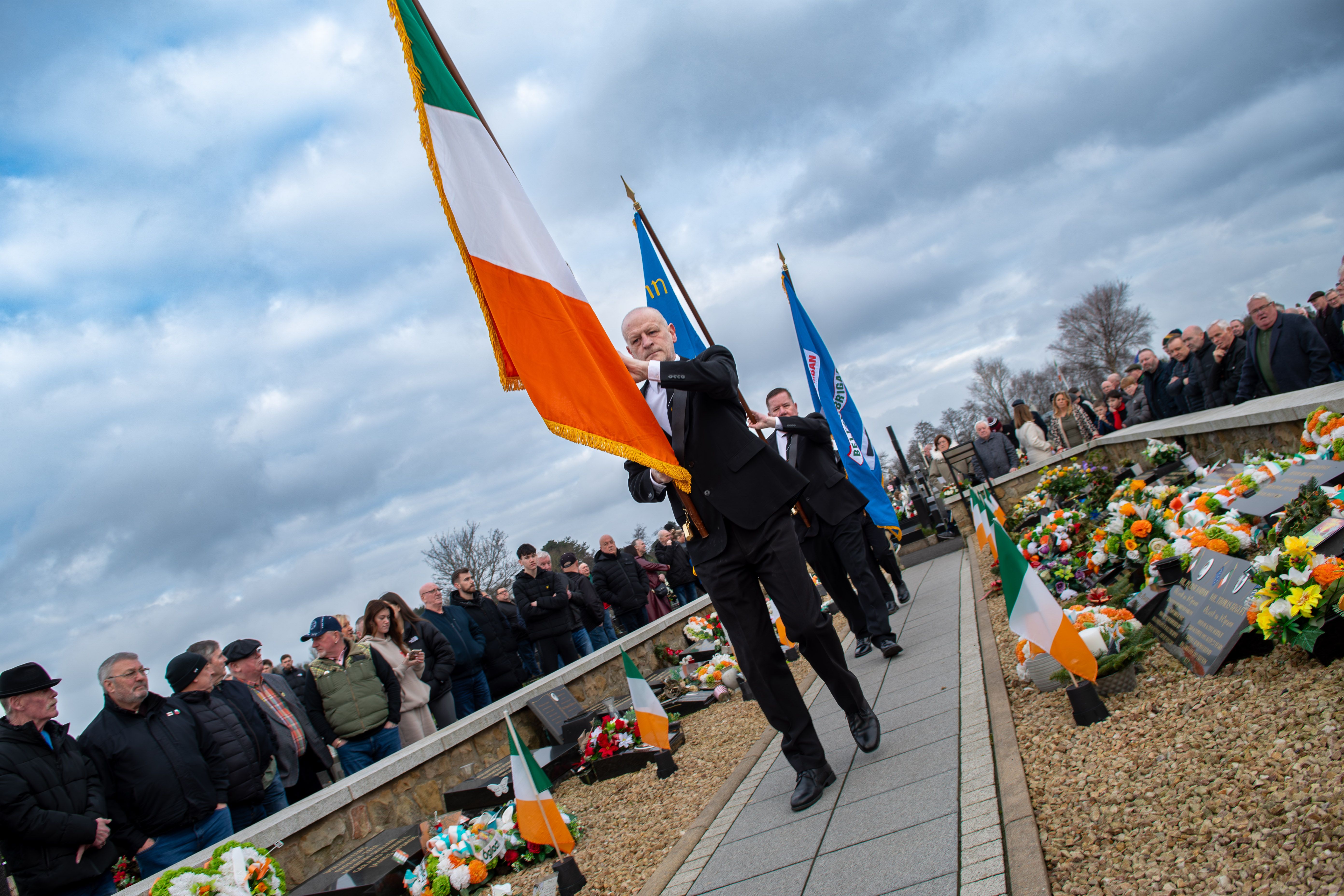 50TH ANNIVERSARY: The commemoration took place in Milltown Cemetery on Sunday