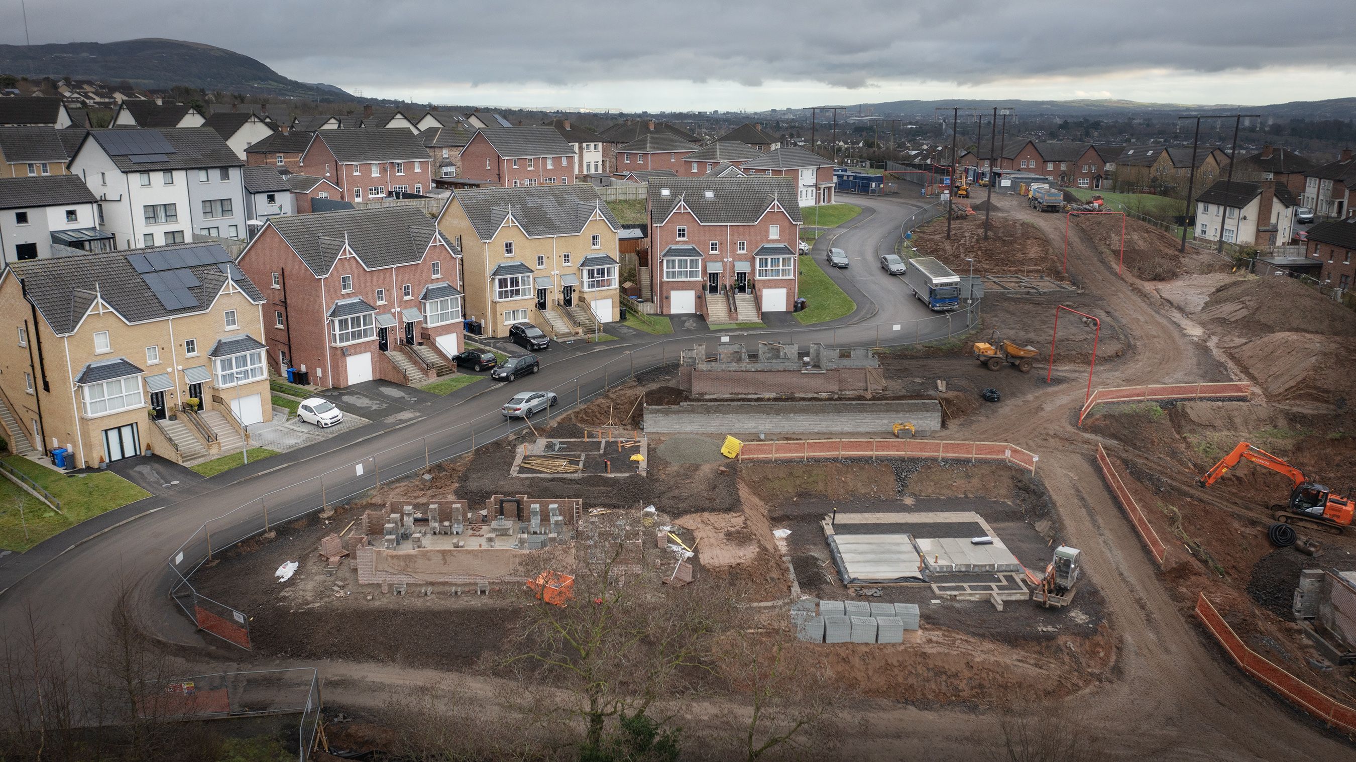 MORE HOUSING: Current building work ongoing in Lagmore 