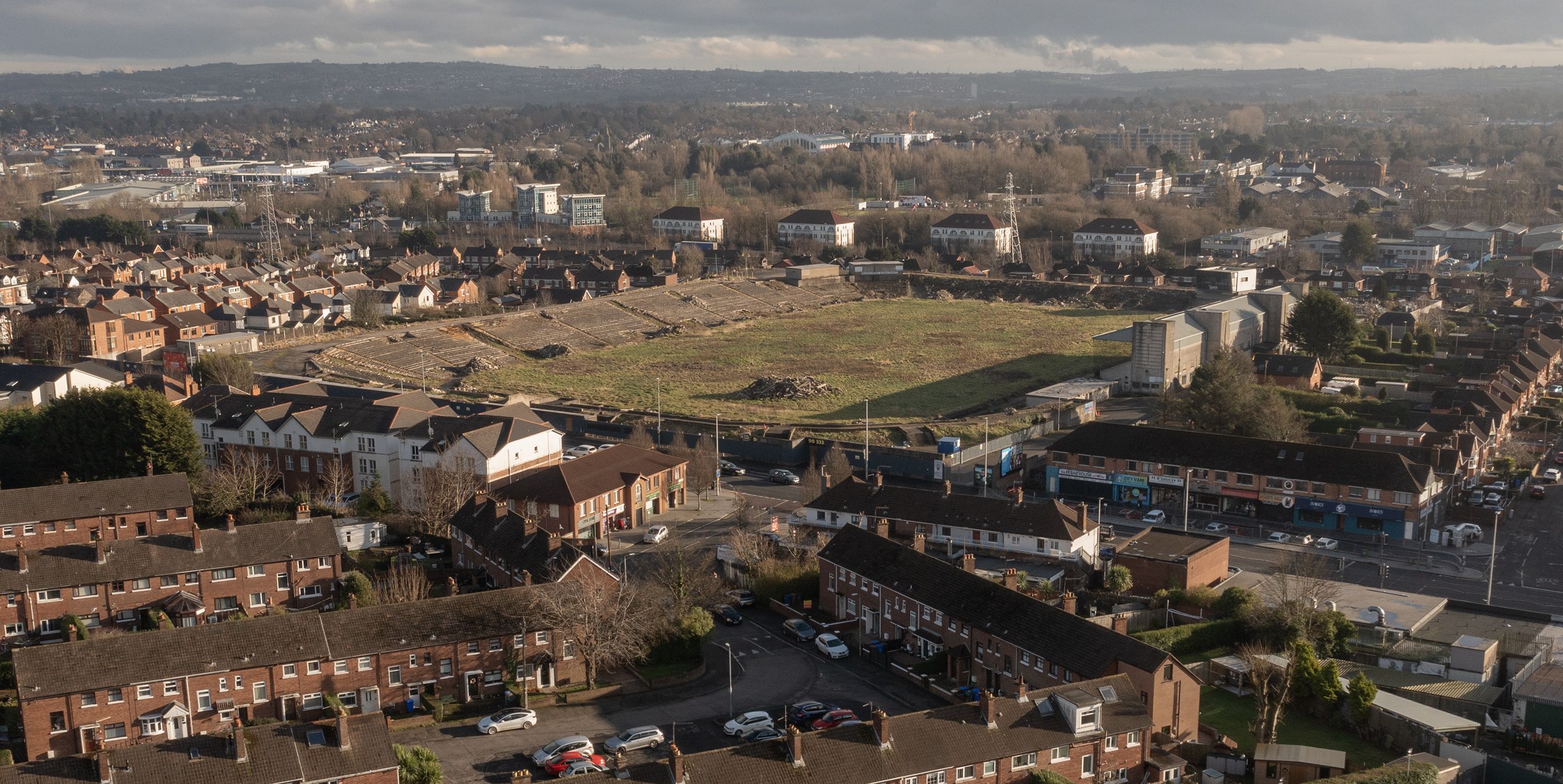 IN RUINS: Casement Park has lain idle since it closed its doors in 2013